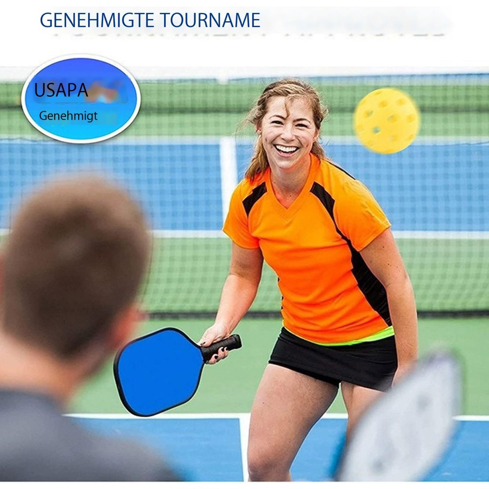 Generisch Pickle Balls - Palline da pesca per esterni, con 26 fori, per allenamento amatoriale, gara e club