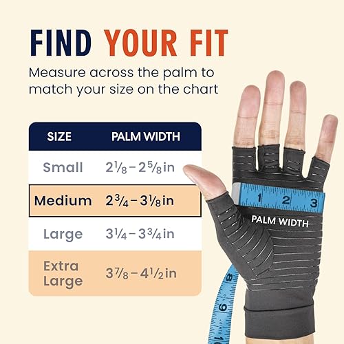 Miniatura 6 de Guante de artritis Comfort de cobre