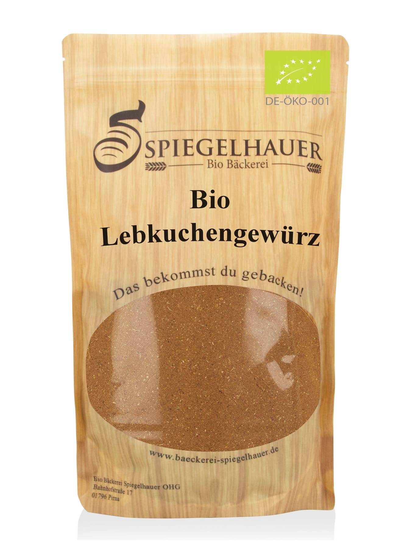 Bäckerei Spiegelhauer Bio Lebkuchengewürz 1 kg Honigkuchengewürz Lebkuchengewürzmischung glutenfrei Pfefferkuchengewürz