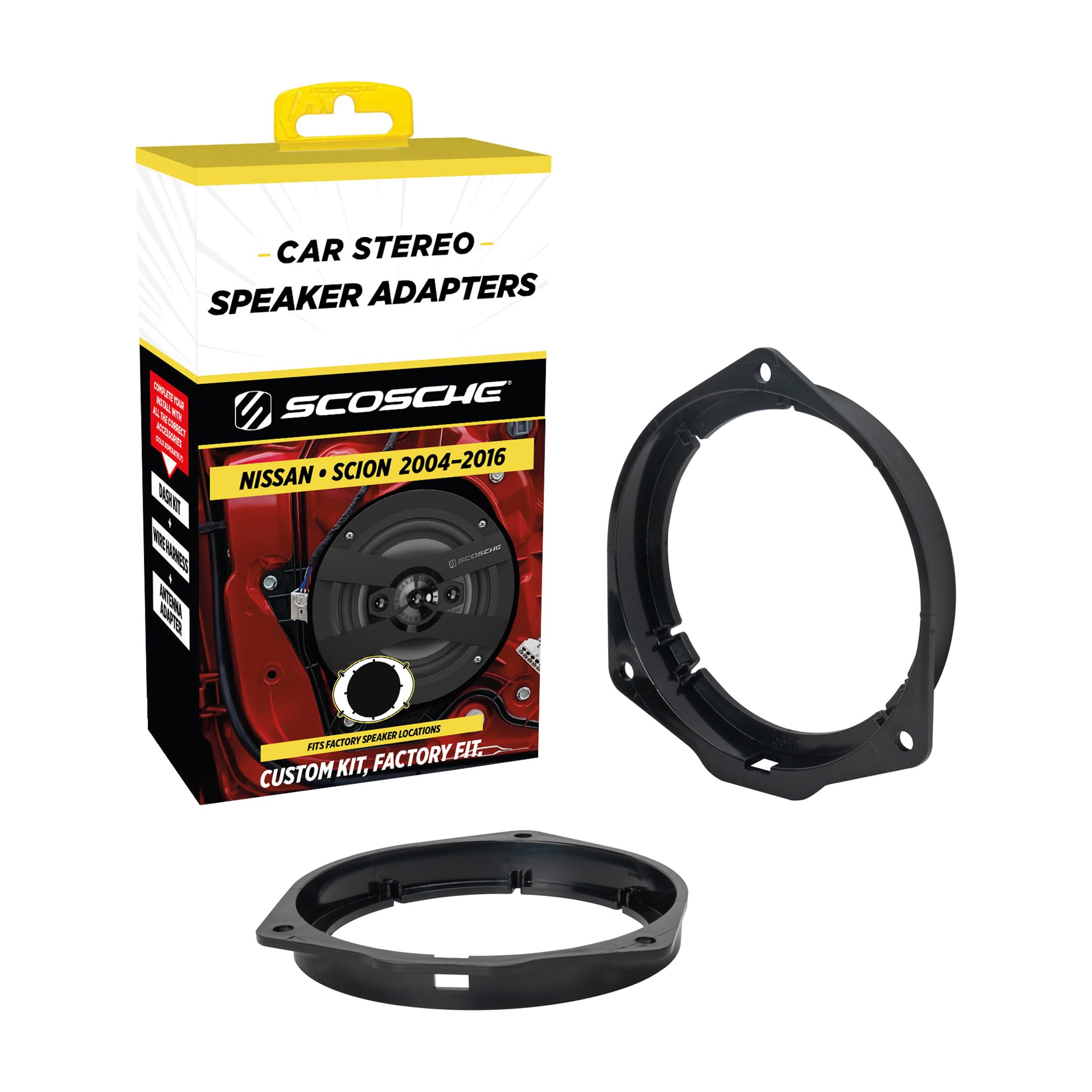 Amazon.com: Scosche SASCN656 5.25-6.5” Speaker Adapters