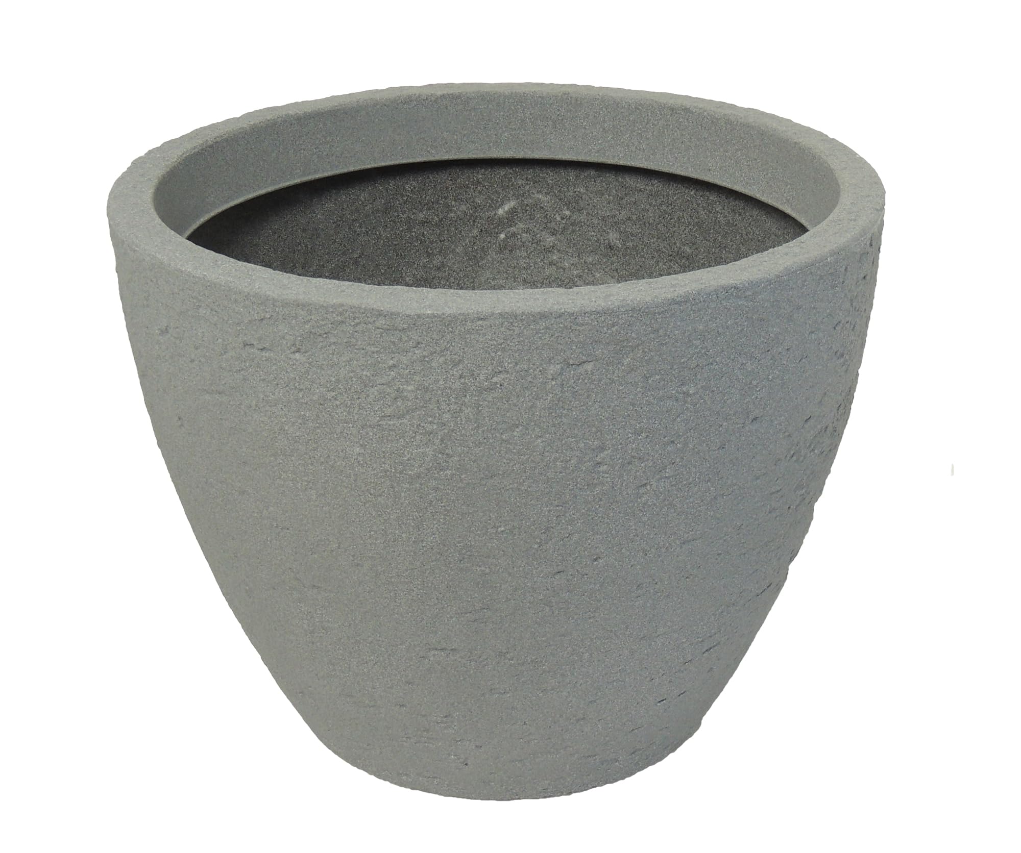 Vaso Per Piante Grasse The HC Companies 20 Cm Grigio Cemento | Plastica Con Foro Scarico - 3