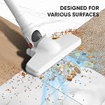 KEROMEE Cordless Vacuum Cleaner, 3-in-1 Stick Vacuum Cleaner, Handheld Small Lightweight Vacuum for Hardwood Floor Pet Hair Cat Litter Carpet Home Cleaning