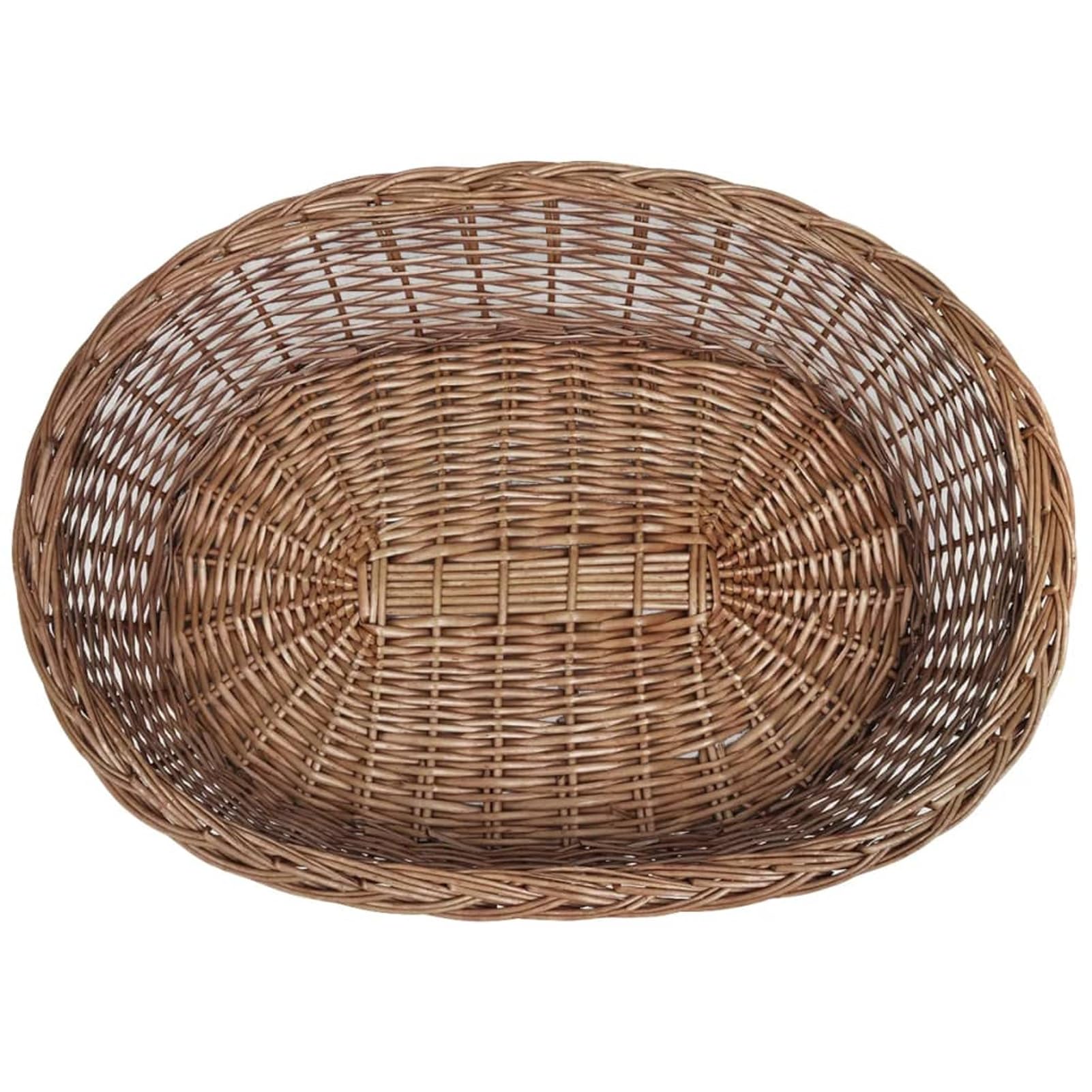 LAPOOH Cesto per Cani/Lettino in Vimini Naturale 90 cm,Articoli per Animali,Animali Domestici - Articoli,Articoli per Cani,Lettini per cani-170340
