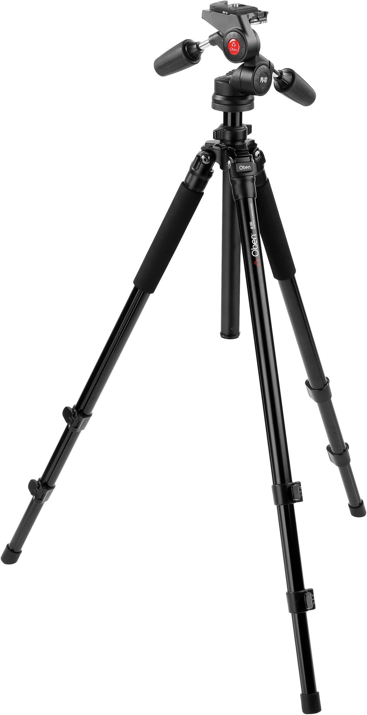 Oben AC-1351 3-Section Aluminum Tripod with PD-117 Pan/Tilt Head