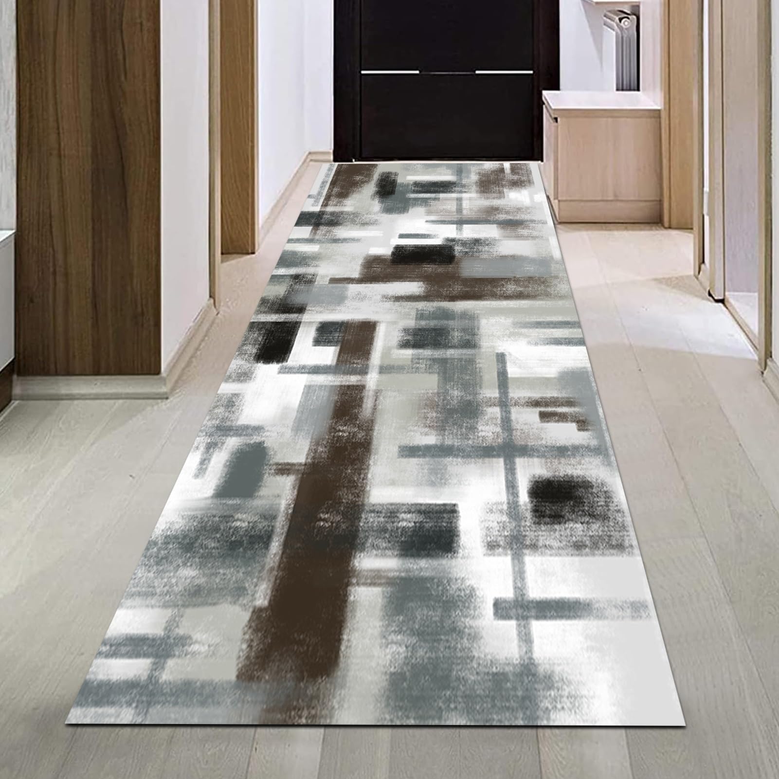 Tappeto Passatoia Moderno Passatoie Per Corridoio Ingresso Scale Corridoio Corridoio Cucina Tappeti, Larghezza 60 cm 70 cm 80 cm 100 cm 120 cm Tappeti Lunghi - Lunghezza Personalizzata ( Size : 80×500