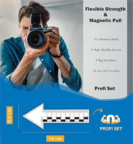 Miniatura 4 de Accesorios expertos  Juego de 2 flechas  Regla para tasadores de automóviles  Equipo de tasación  Herramientas de medición de valoración