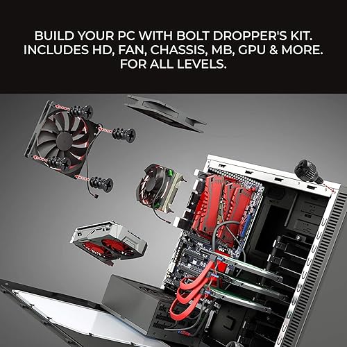 Miniatura 4 de Bolt Dropper Kit surtido de tornillos de computadora de 502 piezas, tornillos separadores para disco duro HDD, ventilador, chasis, carcasa ATX,