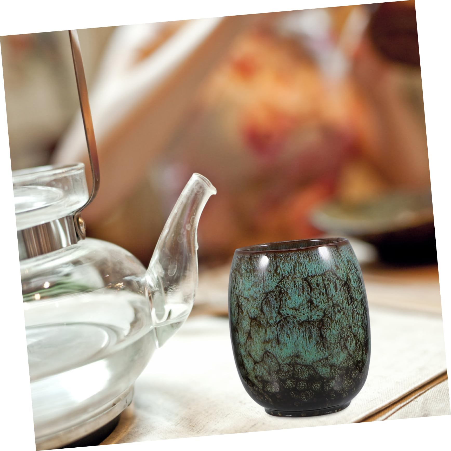 Mipcase 4 Pezzi Di Tè Giapponesi Tazze Cinesi Kungfu Tazze D'acqua Da Tè in Porcellana Da Asiatico Tazza Da Caffè Per Esperienze Di Accessori