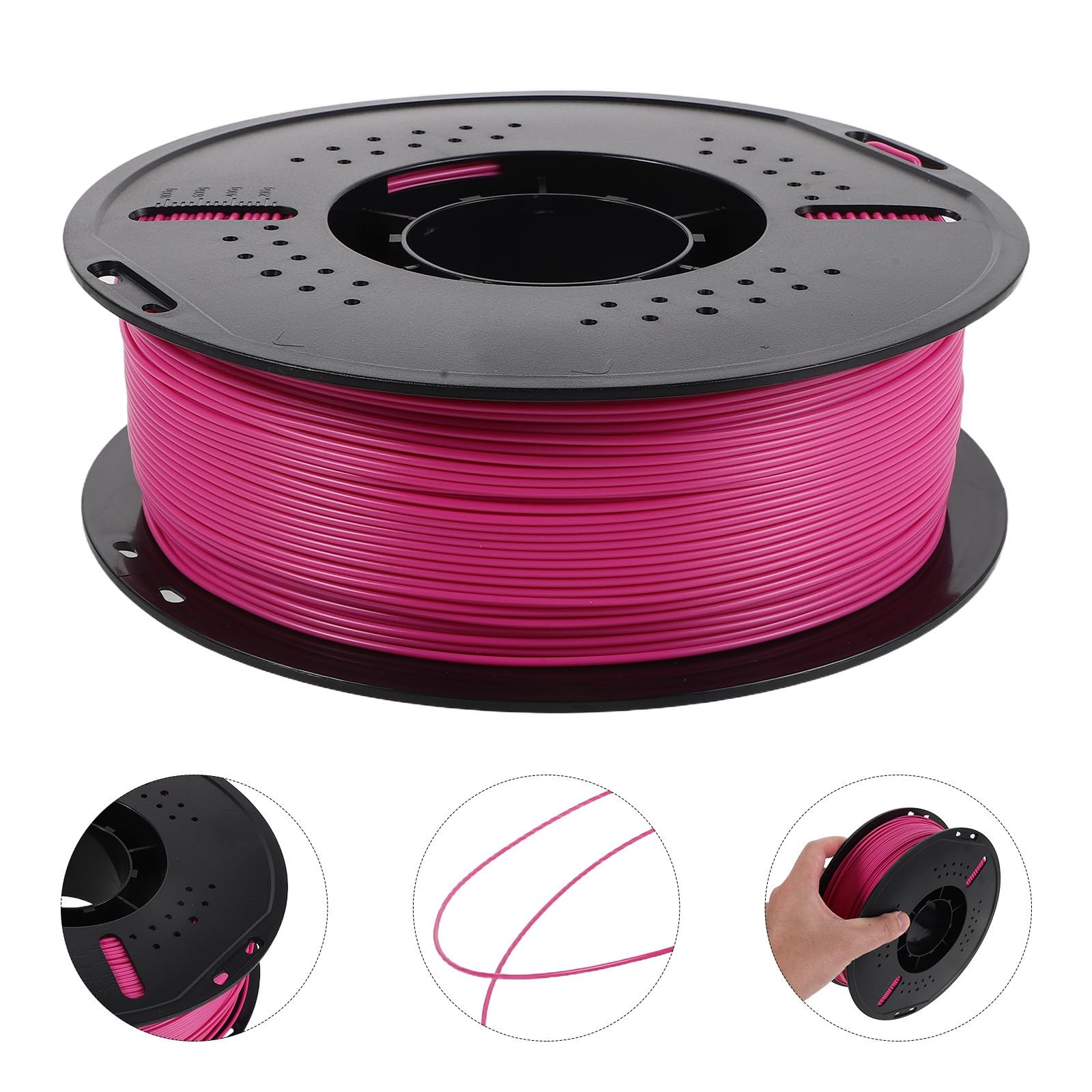 Filamento Pla Basic 1, 75mm Rame Rosso per Stampante 3d | Precisione Dimensionale ±0, 03mm, Finitura Liscia, Estrusione Stabile, Confezione Resistente All'umidità