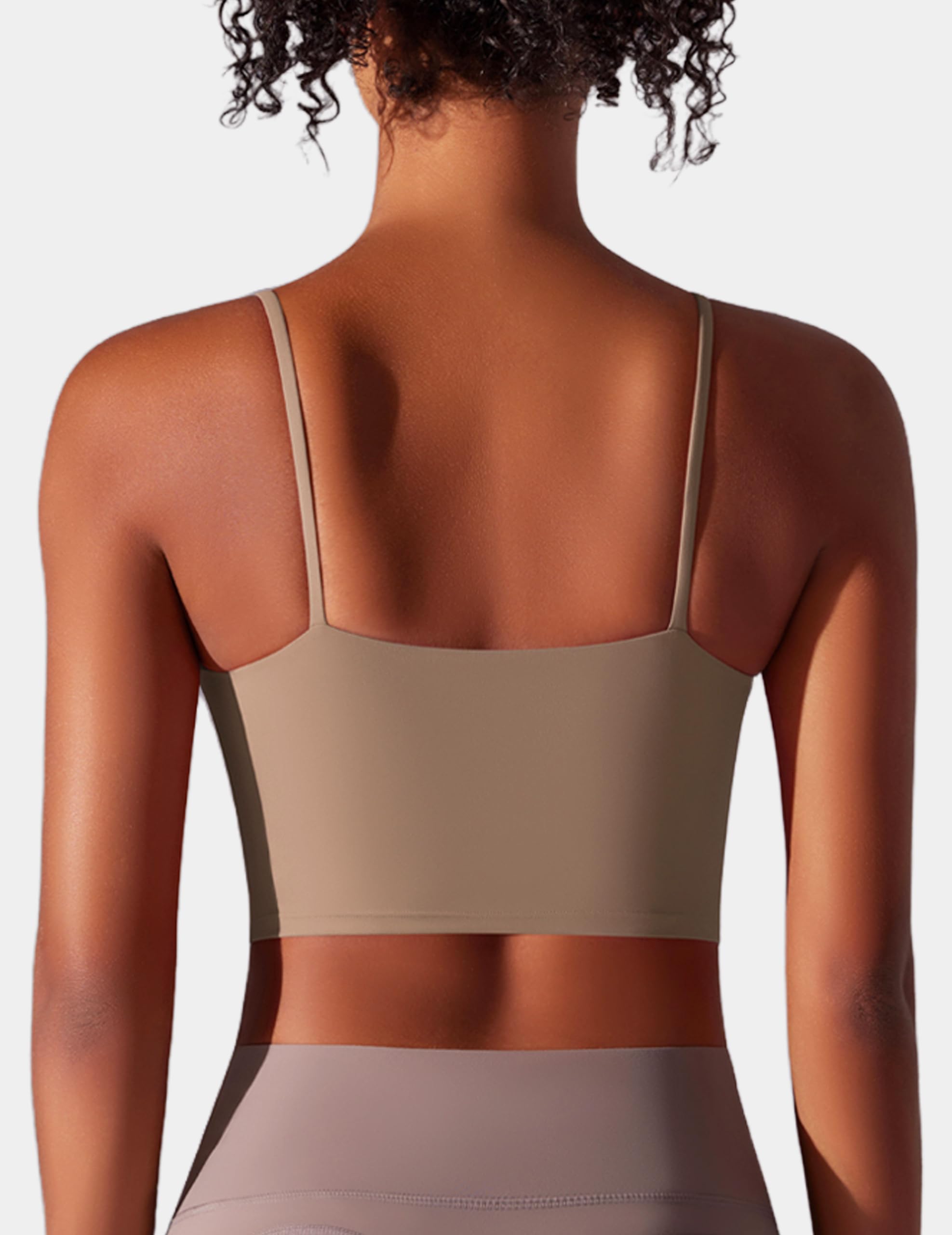 Sujetador Deportivo Mujer Transpirable con Sujeción Media Sujetadores Deportivos con Almohadillas Fijas para el Pecho Tops Deportivos Fitness Yoga Entrenamiento Sin aro de Acero