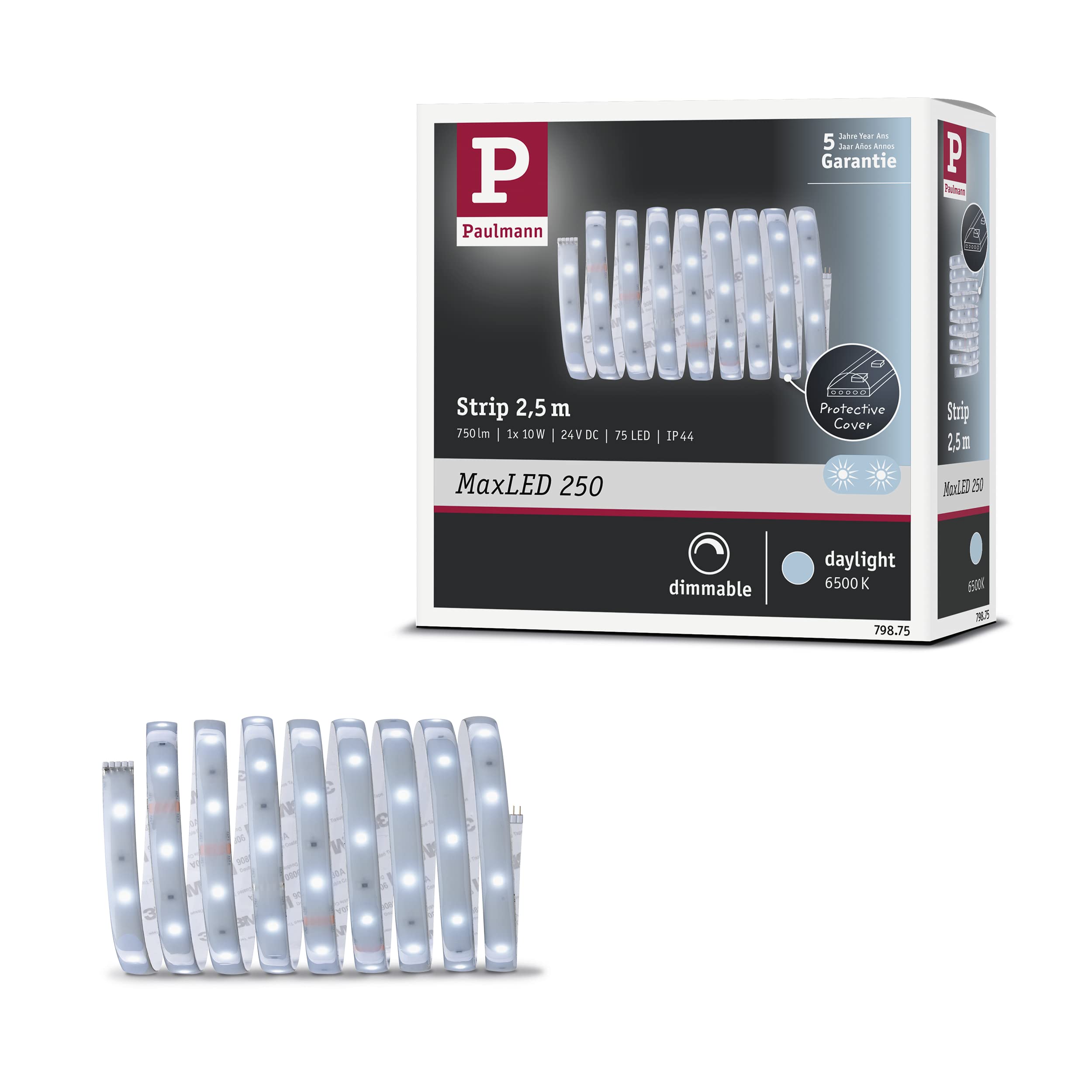 Paulmann Maxled 250 Strip Ip44 Daylight 2.5 M