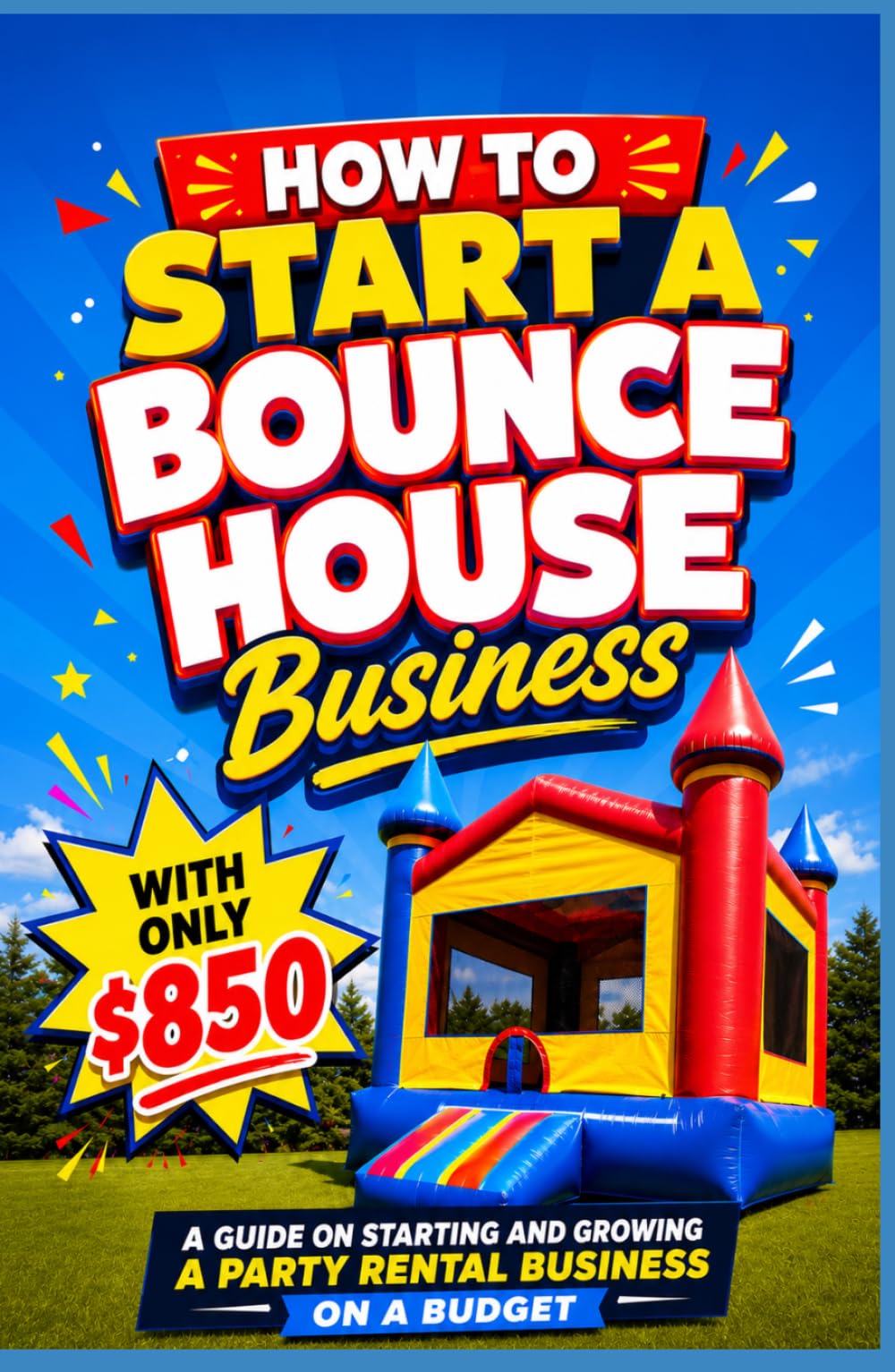 How To Start A Bounce House Business With Only $850: A guide on starting and growing a Party Rental business on a budget
