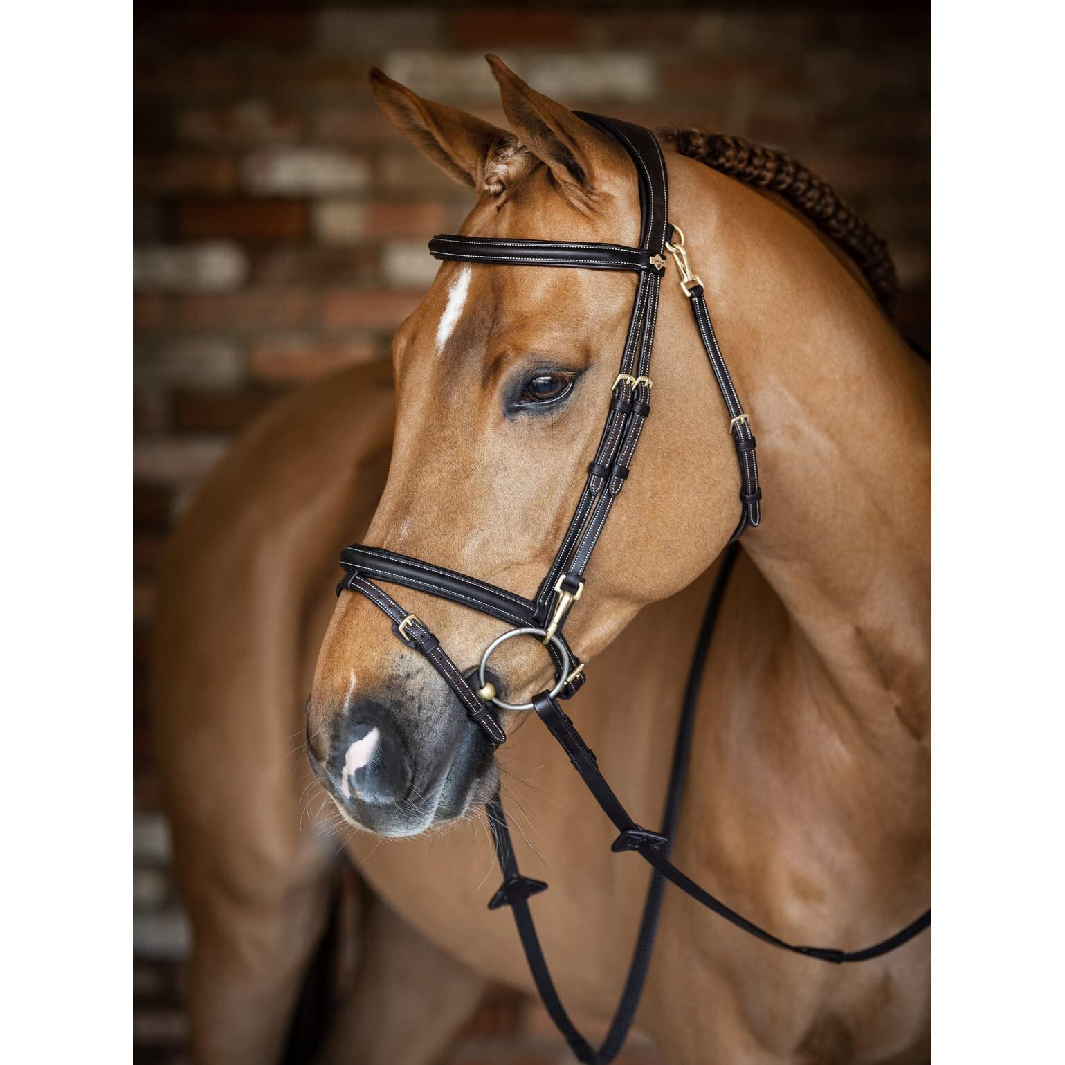 LeMieux Work Bridle - Brown Extra Full