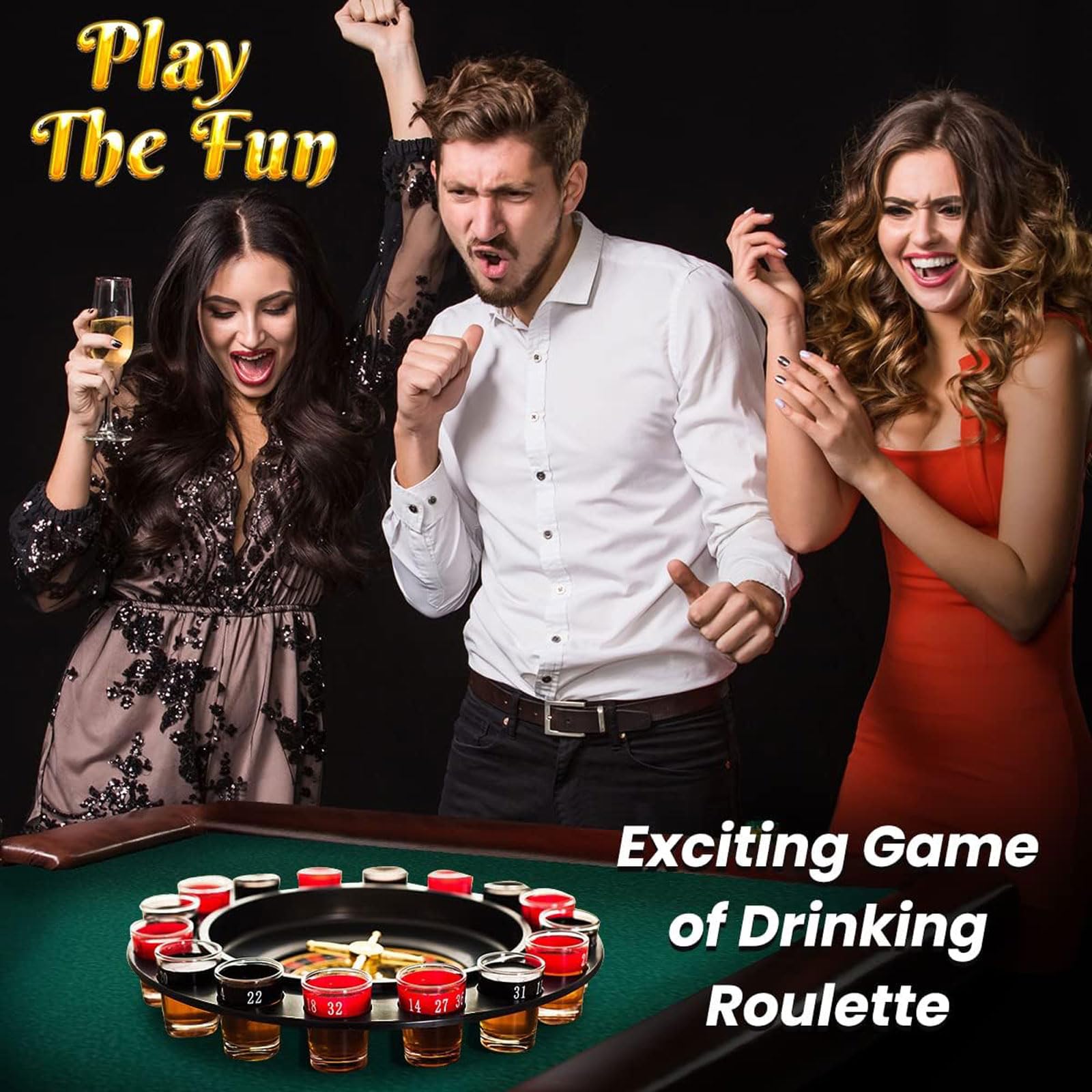 Ruota della Roulette Gioco di Roulette Russa da 29 cm Intrattenimento Creativo Puntelli per Roulette Forniture per Bar Ktv Entertainment Toy Party Giochi di società