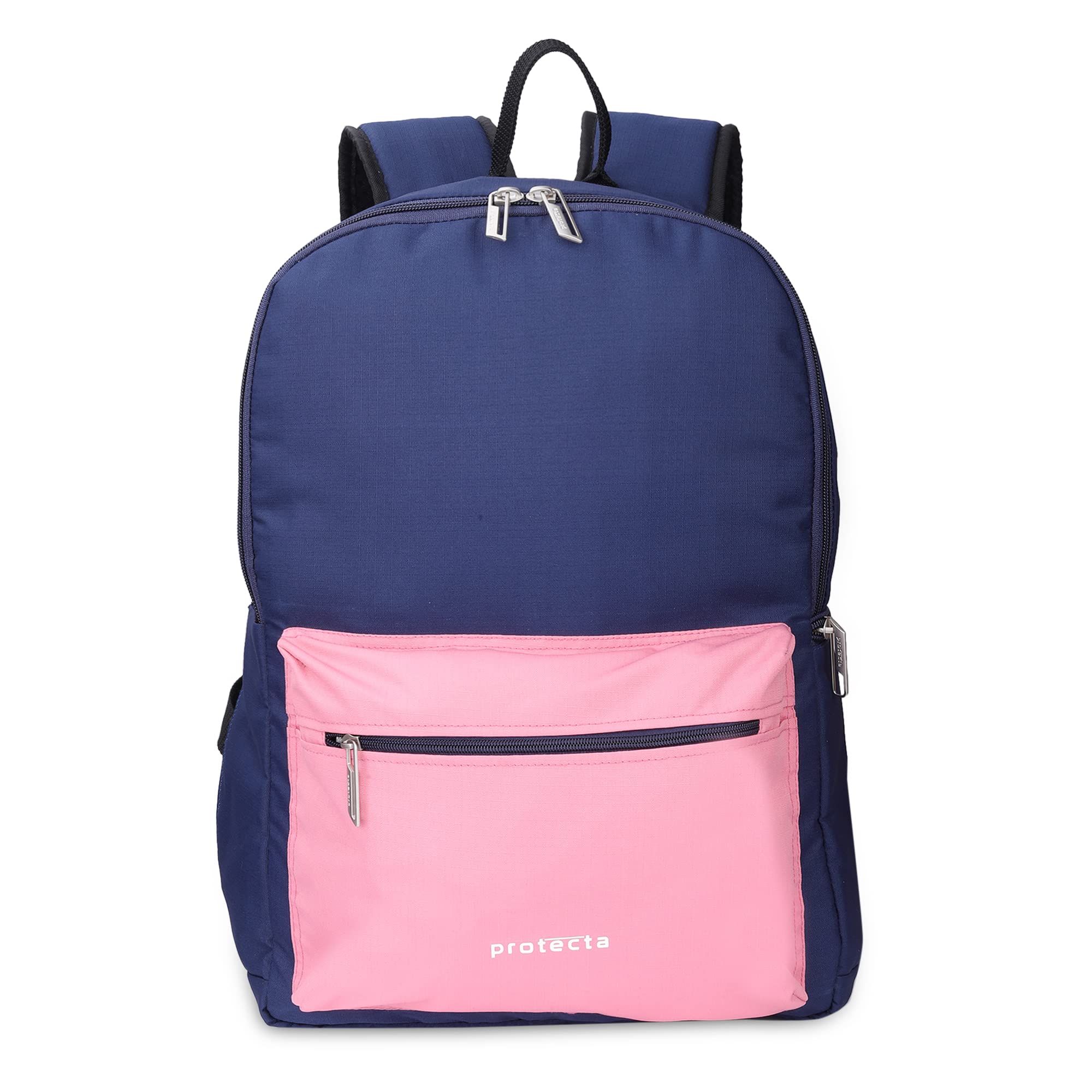 Protecta Allure 15.6 Inch 24 L Water Resistant Laptop Backpack | For Office, College & Travel - Navy Blue & Pink (B09T3HD598) Amazon Price History, Amazon Price Tracker