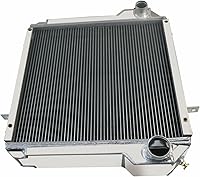 Vista 4 de 234876A1 234876A2 Radiador para retroexcavadora de caja 570 580L 580SSL 590SL 4300 P85, radiadores de enfriamiento de aluminio completo