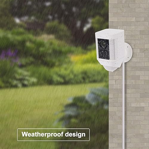 Miniatura 3 de Adaptador de corriente para batería de cámara Ring Spotlight, con cable exterior resistente a la intemperie de 25 pies para cargar continuamente tu