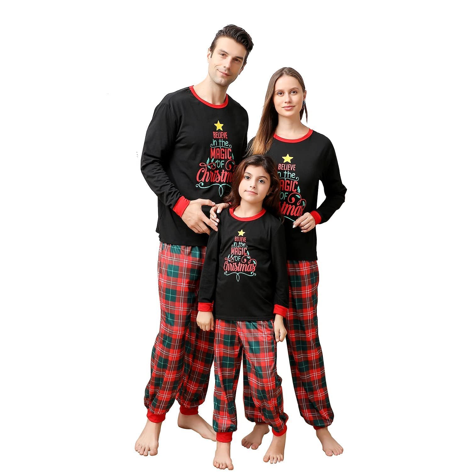 Pigiama Famiglia Natale Pigiami Abbinati Coppia Fidanzati
