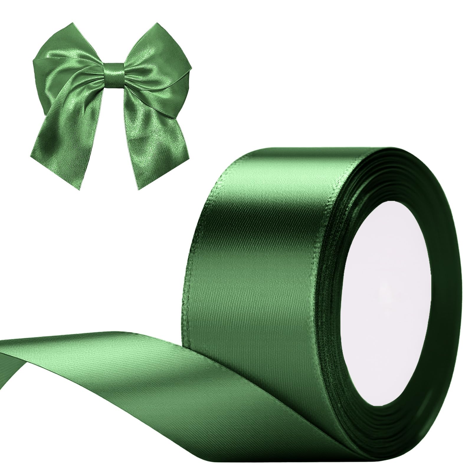 G2PLUS Baby Pink Satin Ribbons 10mm: Thick Fabric Gift Wrap Ribbons for Crafting, Party Decoration, 22m — view 16