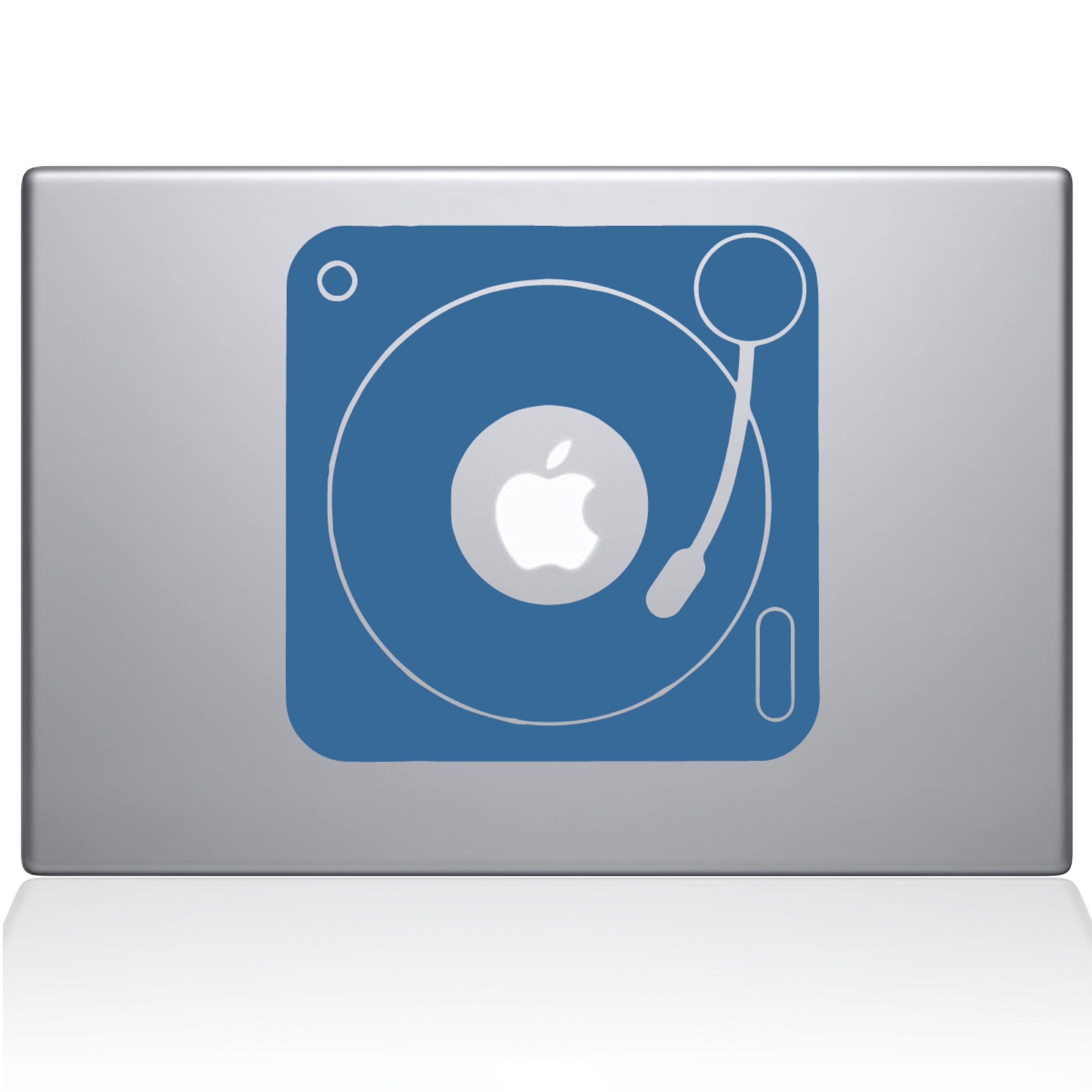 The Decal Guru2083-MAC-15P-LB Turn Table Decal Vinyl Sticker, Light Blue, 15" MacBook Pro (2015 & Older)