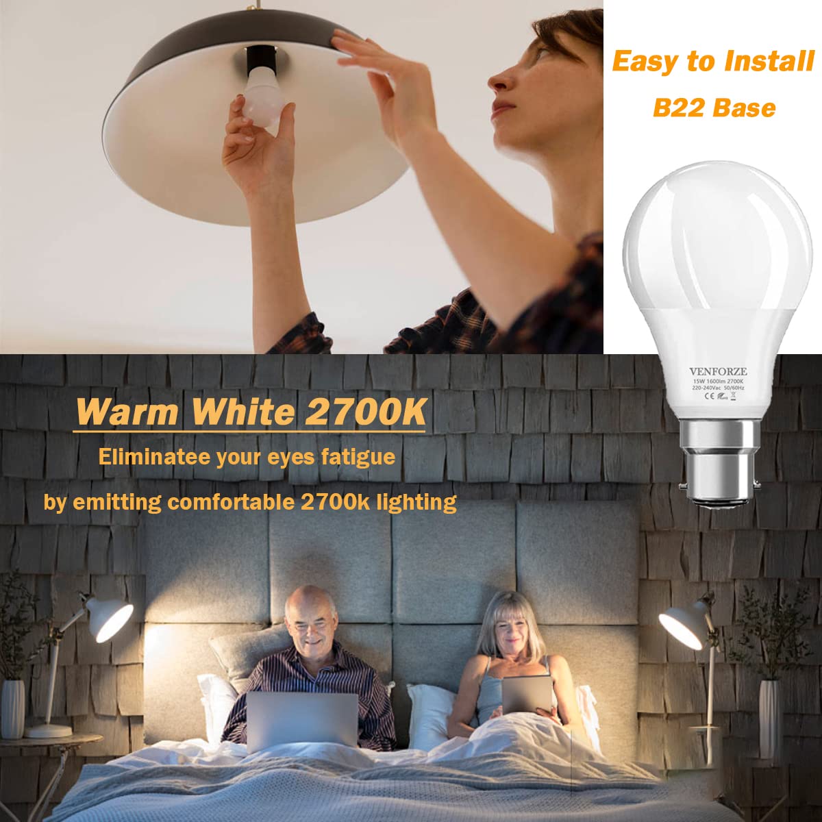 Lampadina LED Globo A Risparmio Energetico - 800-999 Lumen, Luce Calda 2700K-3000K, Attacco Vite, Per Interni Ed Esterni