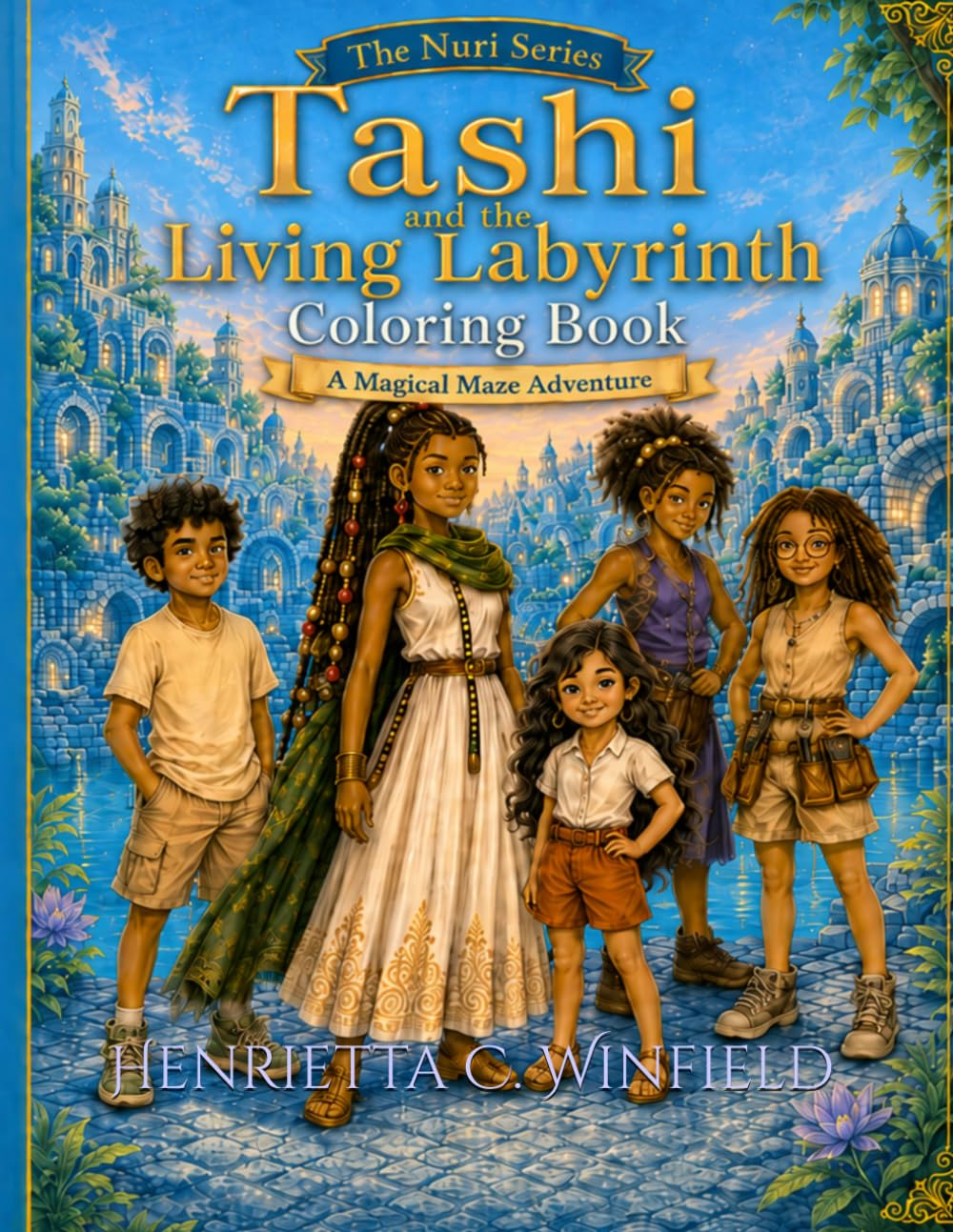 Tashi and the Living Labyrinth Coloring Book: A Magical Character Coloring Adventure