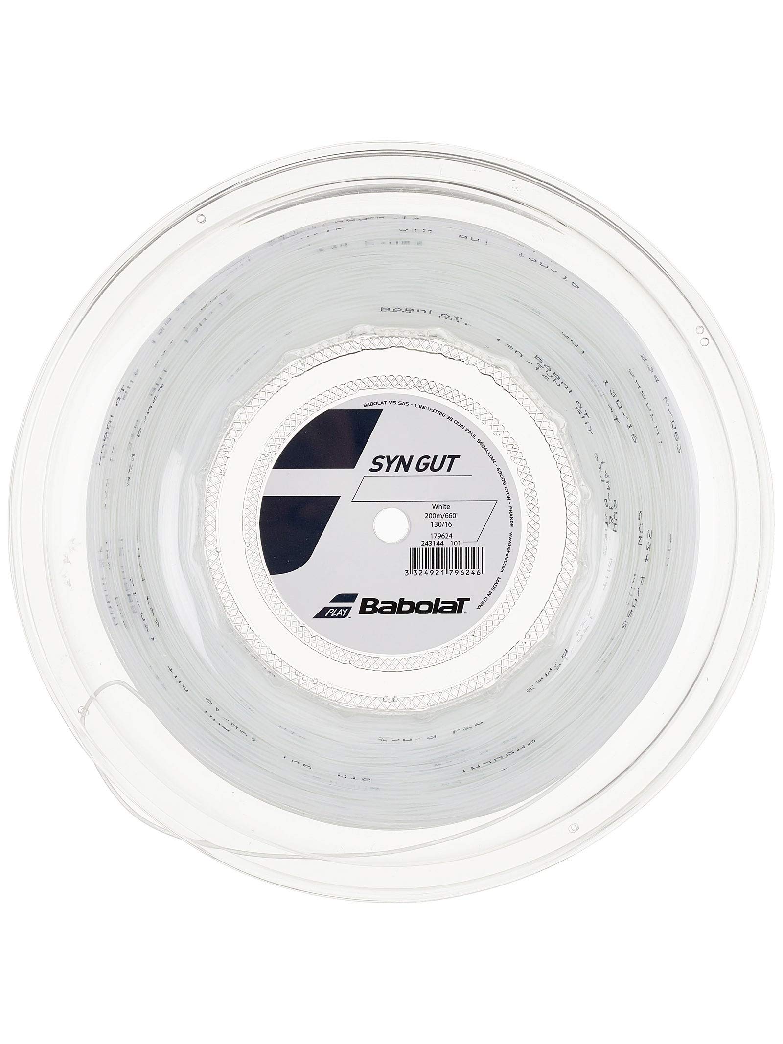 バボラ (Babolat) テニス用ストリング SYN GUT (シンガット) ブラック