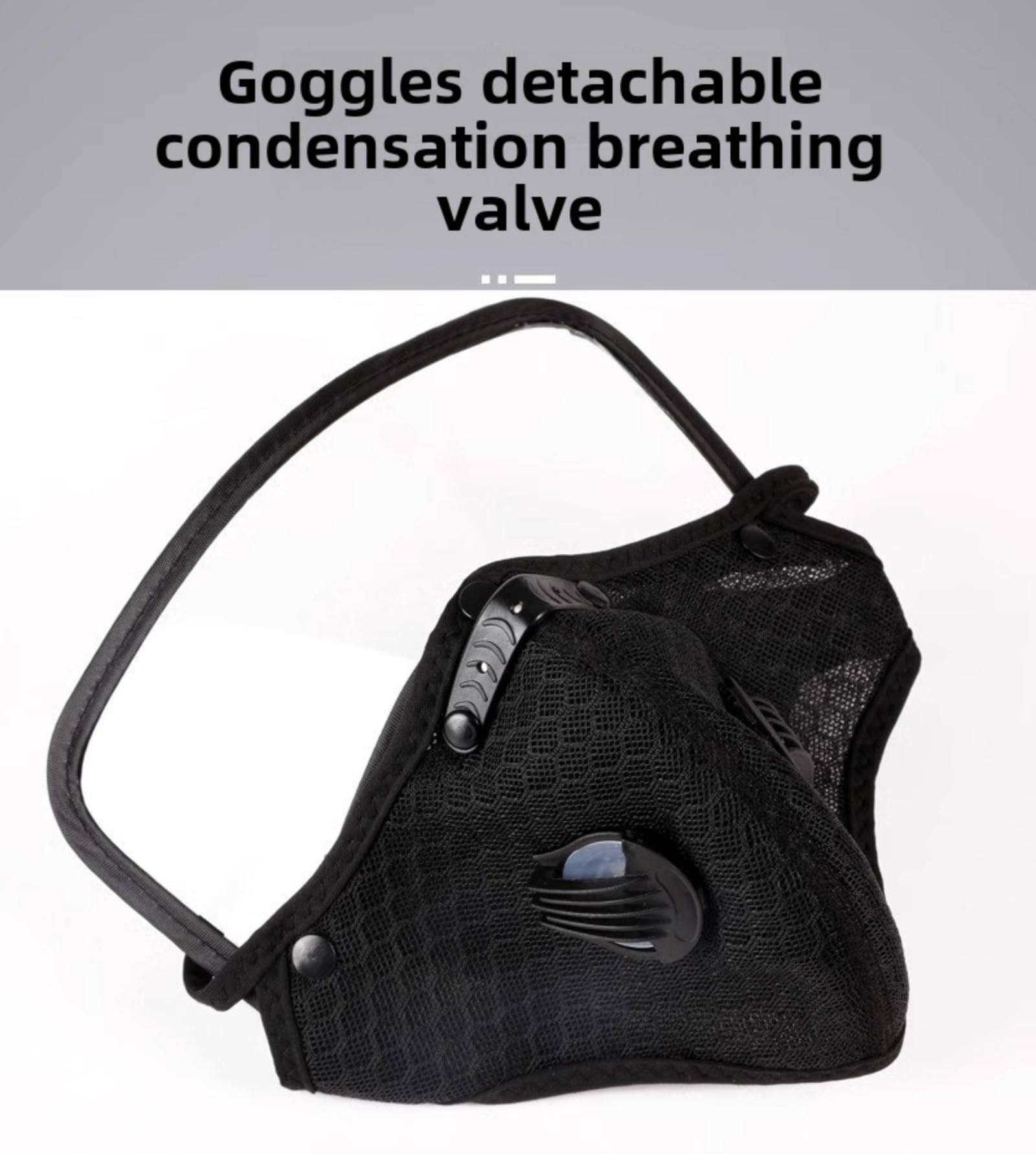 Máscara solar motocicleta cara completa resistente viento UV polvo transpirable protección insectos