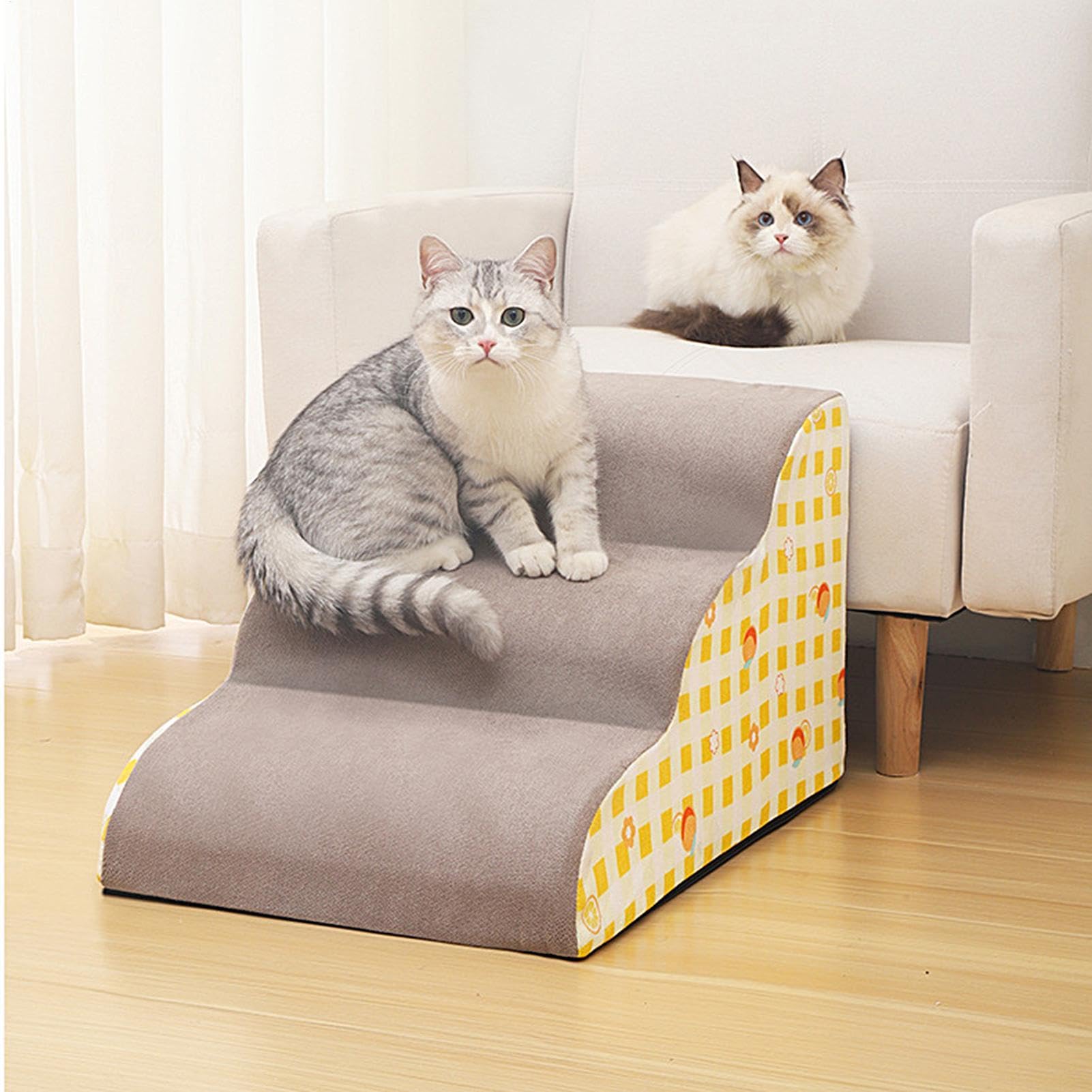 per cani di animali domestici – Livelli di schiuma, per cani alti e animali domestici, per gatti, gattini, cuccioli, comoda per arrampicarsi