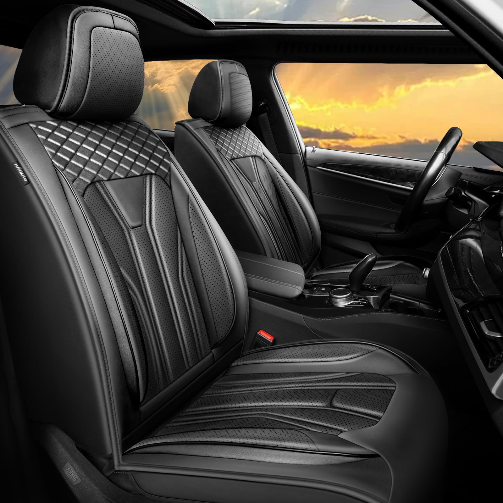 Conjie Leather Seat Covers (Elantra Fit)