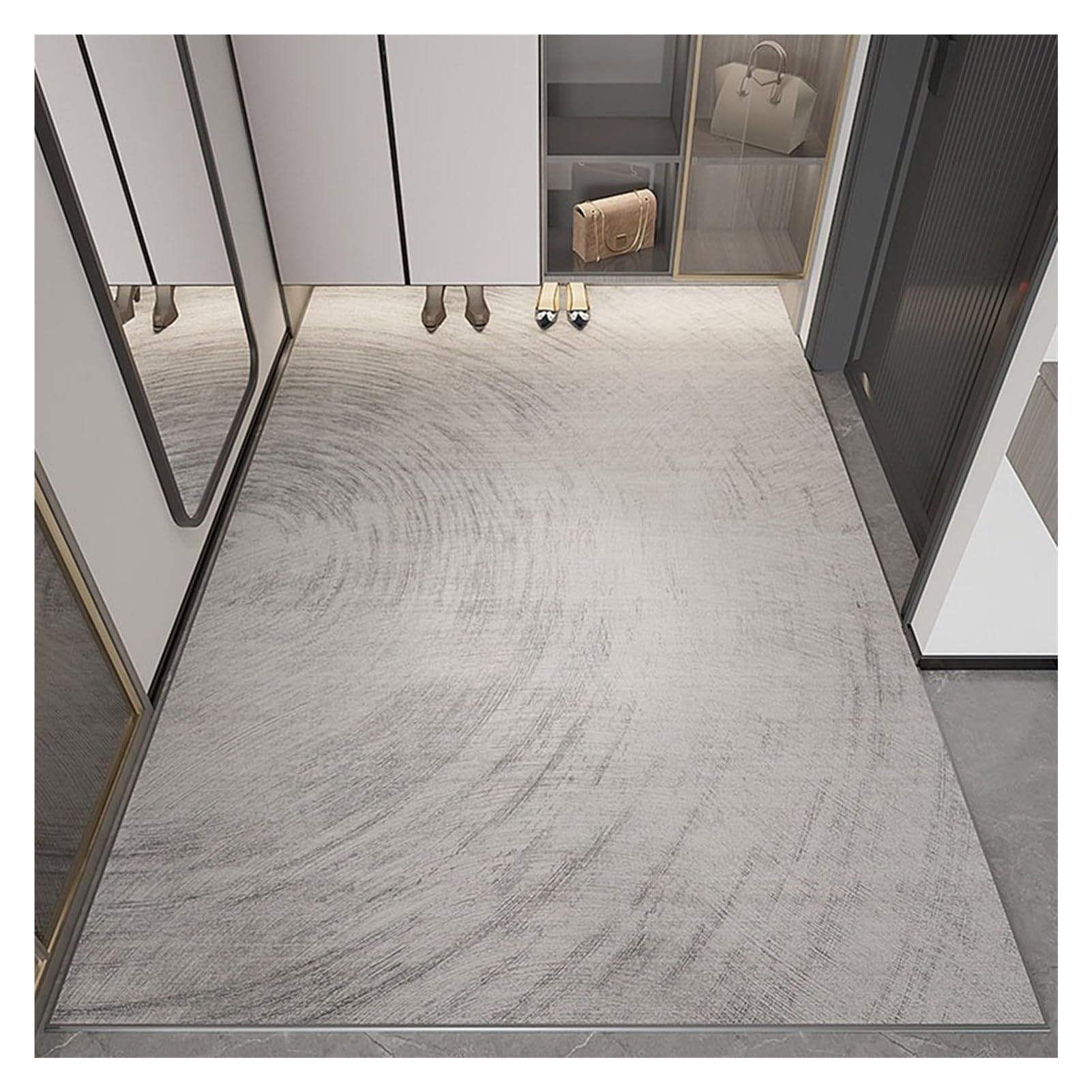 Tapis minimaliste 120x180cm au design épuré pour entrée et balcon