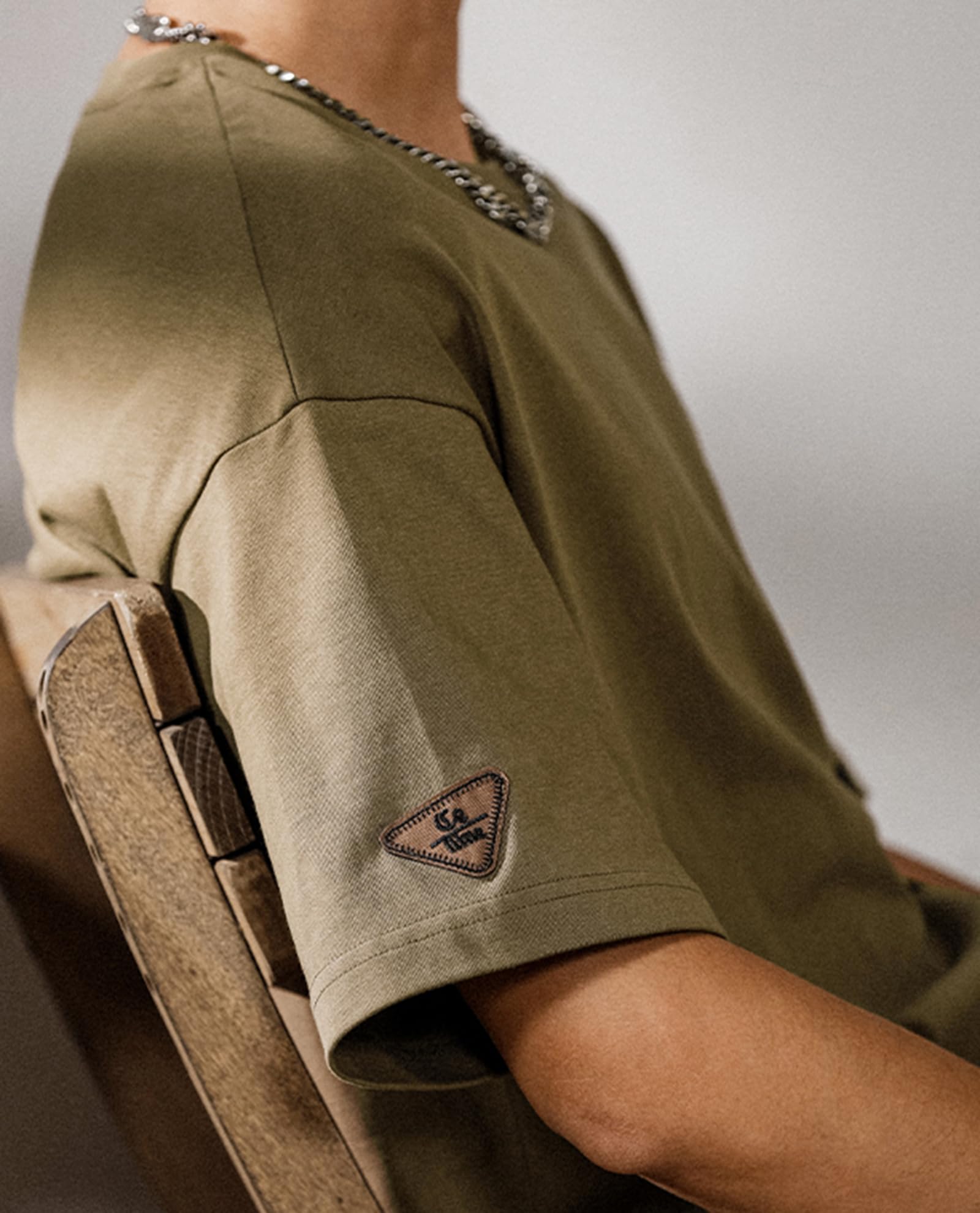 MęSkie BawełNiane T-Shirty Z KróTkim RęKawem OkrąGłYm Dekoltem Kieszenią Na Co Dzień LuźNa Solidna Podstawowa Koszulka Topy