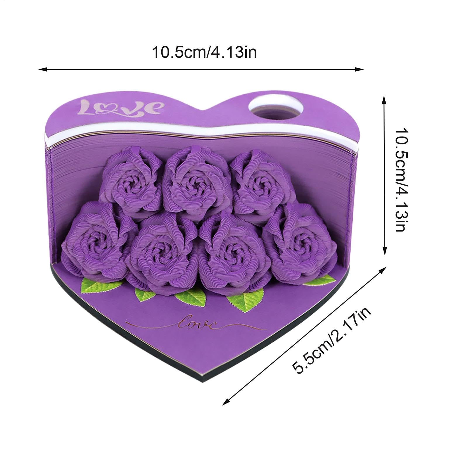 Bloc Mémo 3D 156 Feuilles Papier Non Adhésif Forme Loisirs Créatifs