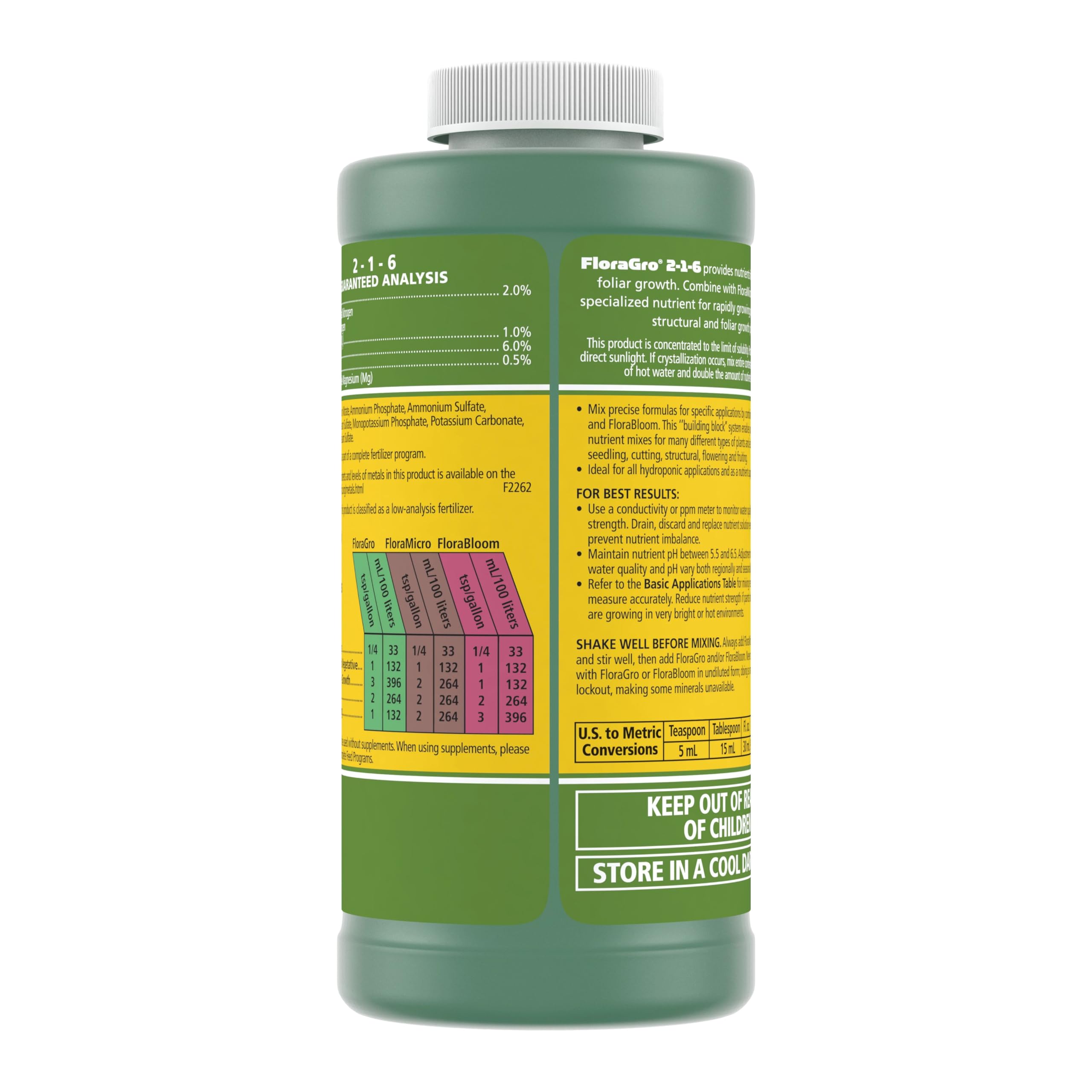 Senua-General Hydroponics Acqua Dura Flora Series QT Rigida - FloraGro, FloraBlo