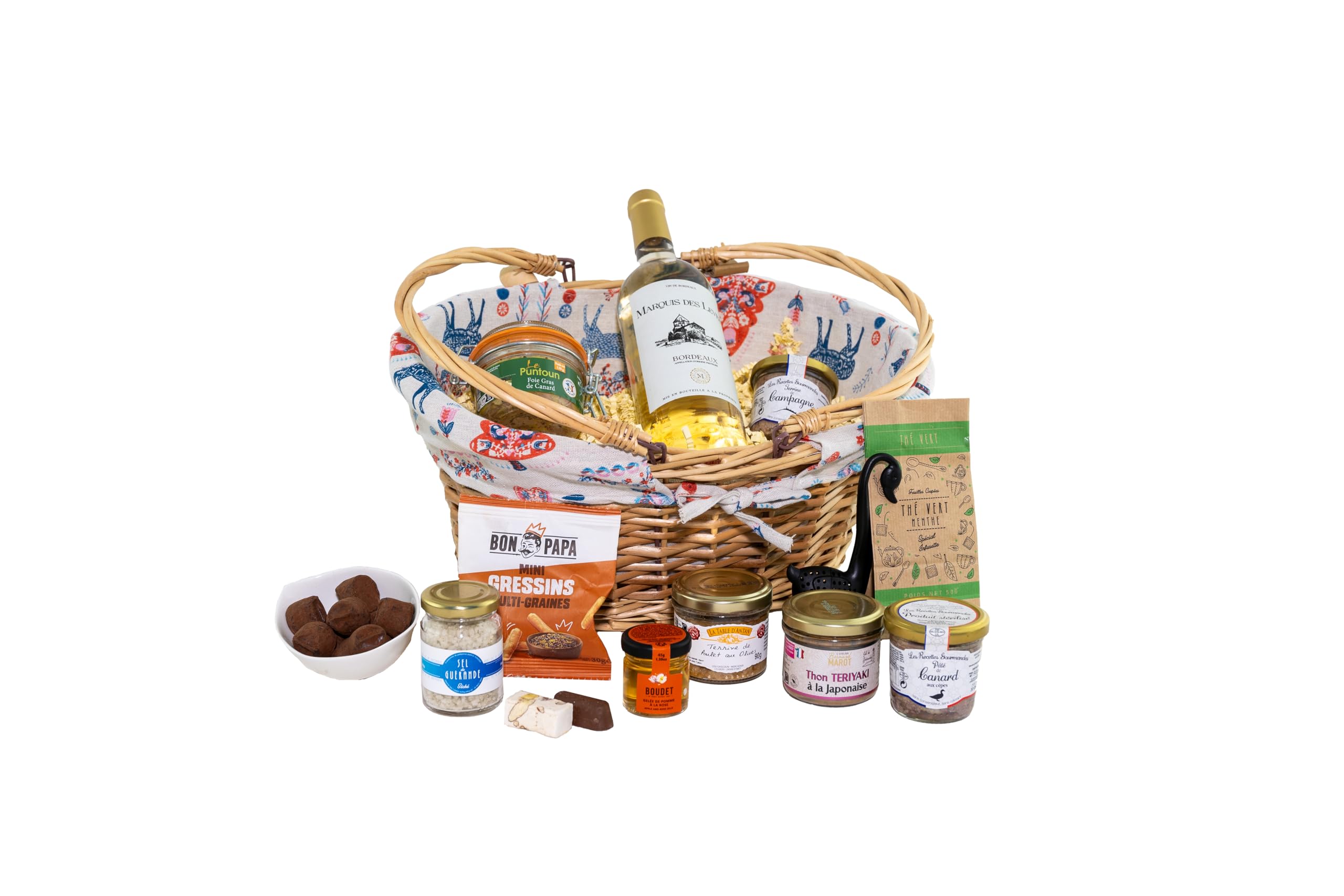 COLIS GOURMANDS - Panier Garni - Coffret Gourmand À Offrir - Idéal pour Cadeau Fête des Mères, Fête des Pères, Anniversaire, Noël, Retraite