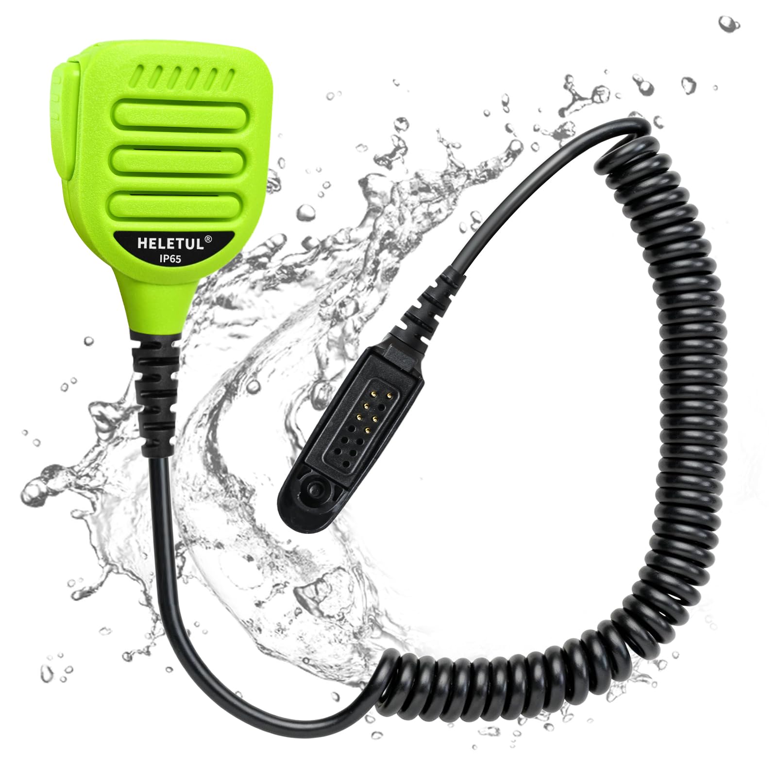 IP65 Impermeable Mano Mic Micrófono de mano Walkie-Talkie Micrófono Radio Micrófono Micrófono de hombro Micrófono Altavoz Micrófono para Motorola ht1250 ht 1250 ht750 Wave PTX gp328 gp338