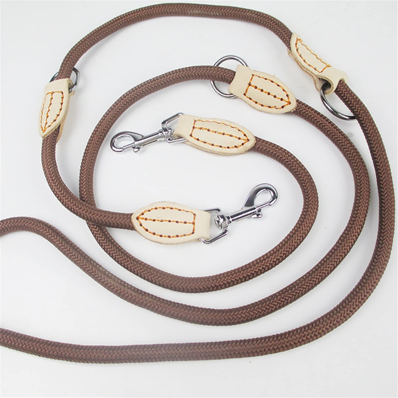 Doppio Doppio Doppio Accoppiatore Cane Guinzaglio Due In Una Forma - Foto 3