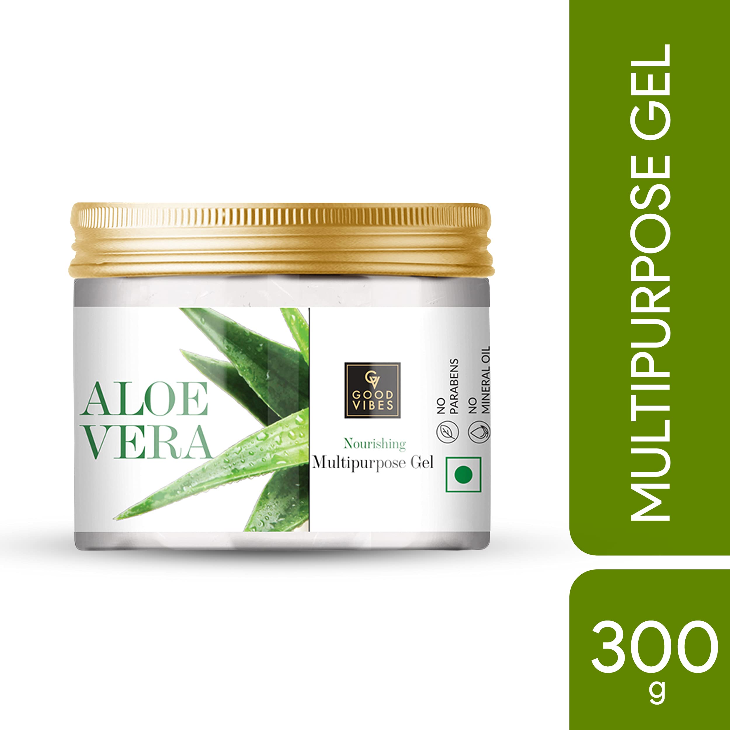 Amazon.com : Good Vibes Aloe Vera Gel - 300 g - Hydrates Hair and Skin-  Prevents Dark Spots, Acne and Dandruff - Ideal for Oily Skin and Dry  Brittle Hair : Beauty & Personal Care