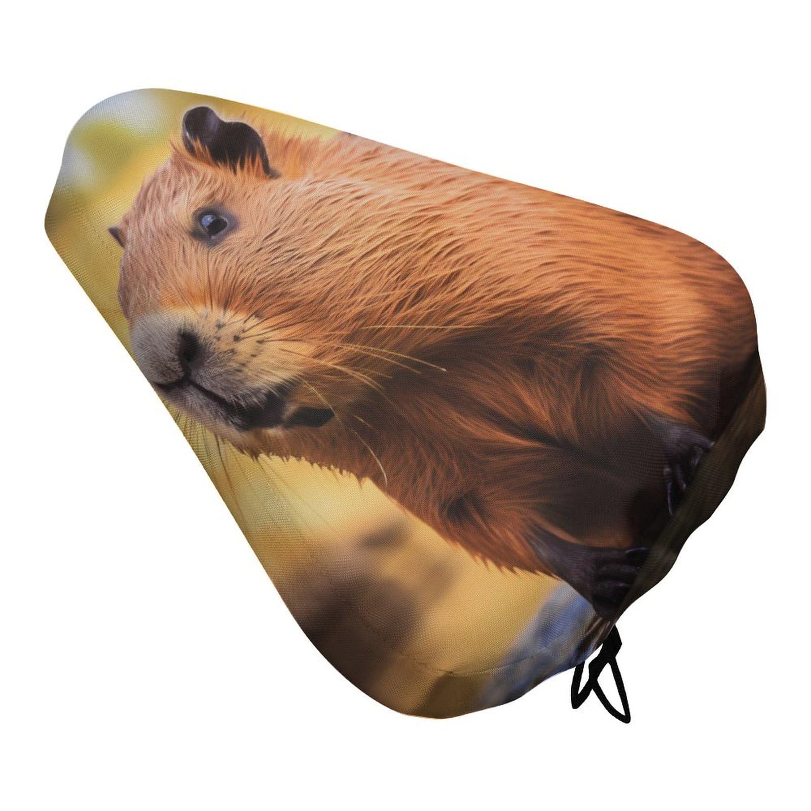 Cute Capybara Bike Seat Cover Protettiva Bicicletta Sella Copertura per Bicicletta