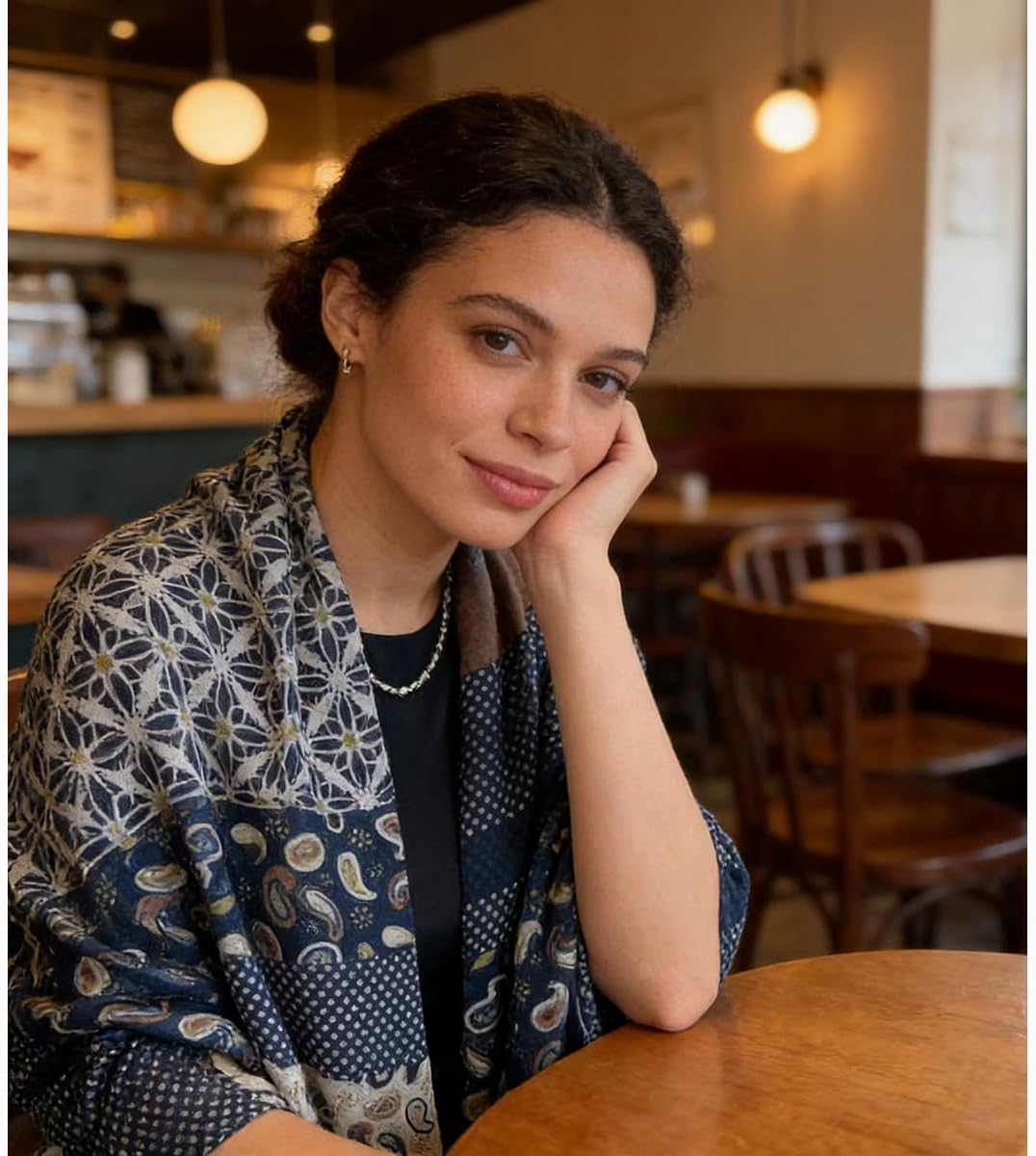 Soft Scarf for Women Girls Boho Large Lightweight Scarves Shawls Wraps for Four Seasons 70 x 35 inches - Image 5