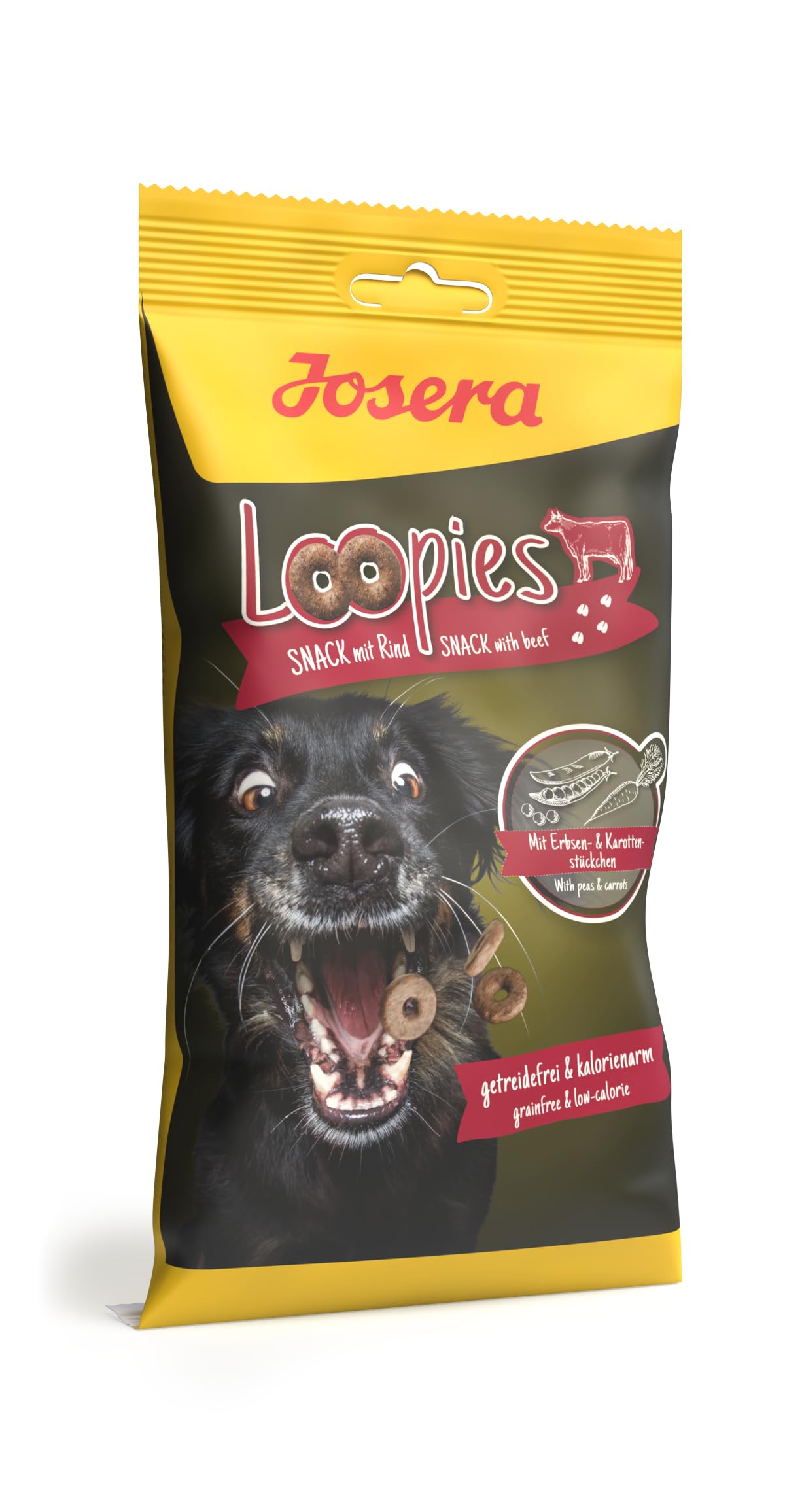 JOSERA Loopies mit Rind (11 x 150 g) | getreidefreie Hundeleckerlis mit wenig Fett | Super Premium Qualität ohne Zucker | 11er Pack