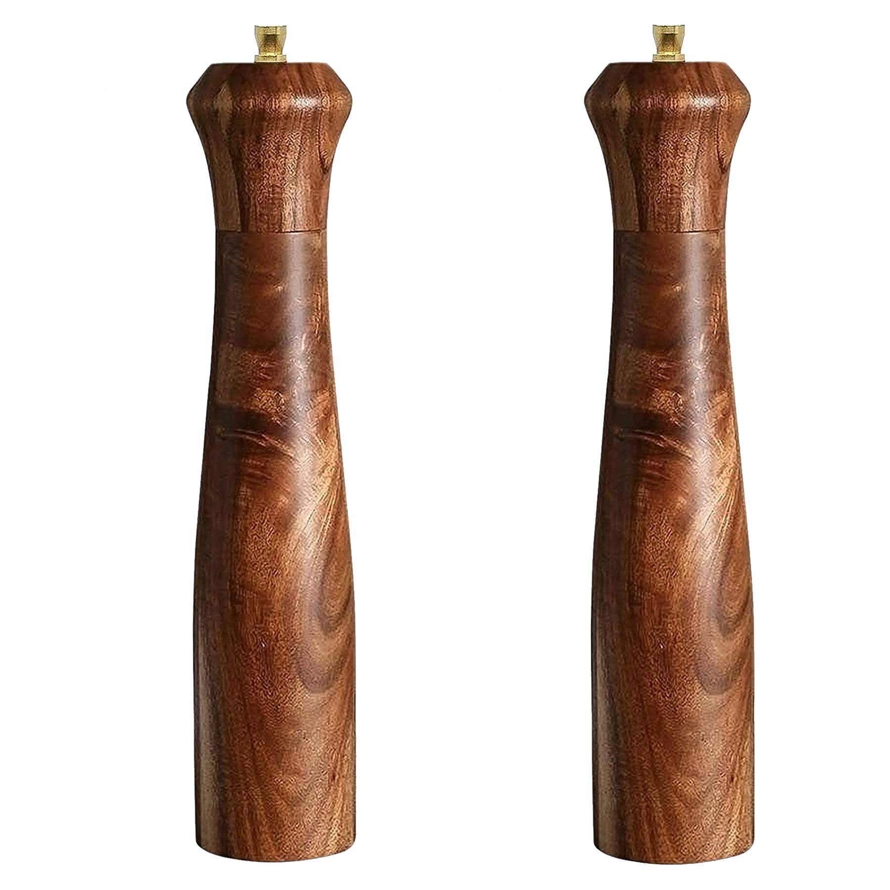 UNIOVC Wooden Salt and Pepper Grinder Set 10 Inch