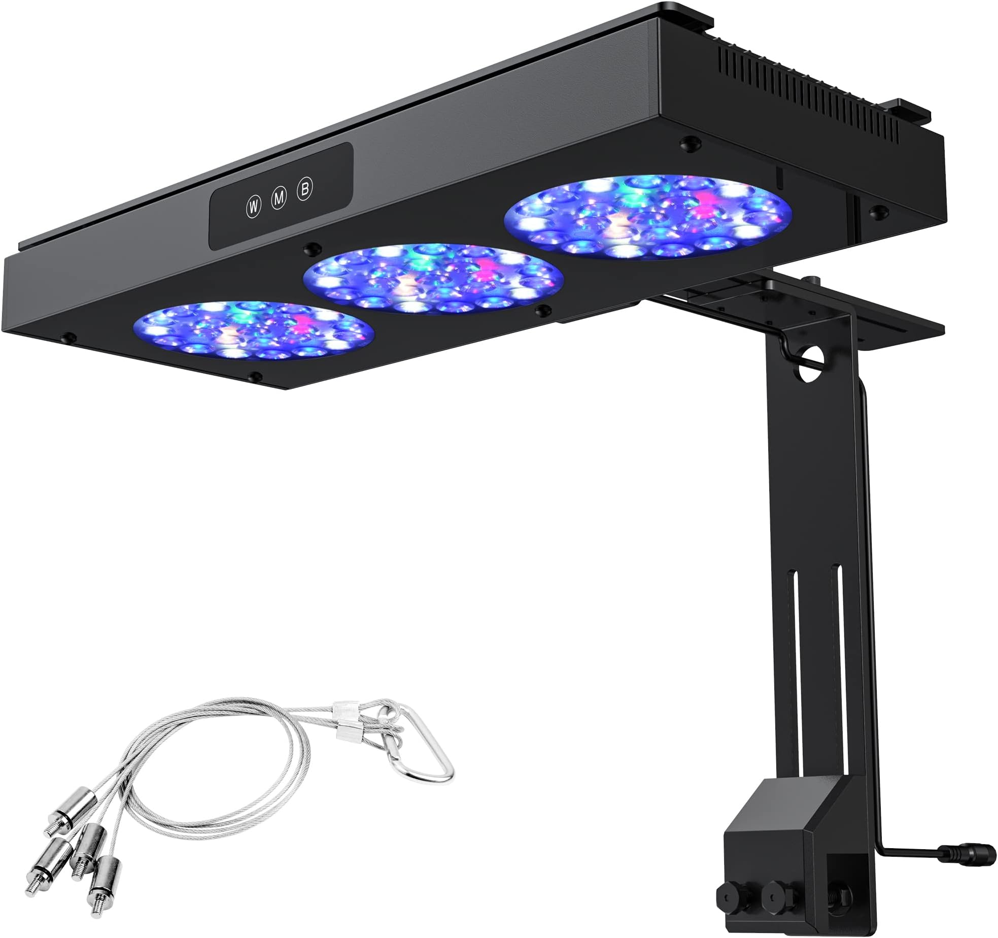 NICREW HyperReef 150W Gen 1 Aquarium LED Reef Light, Dimmable Full Spectrum Marine LED for Saltwater Coral Fish Tanks