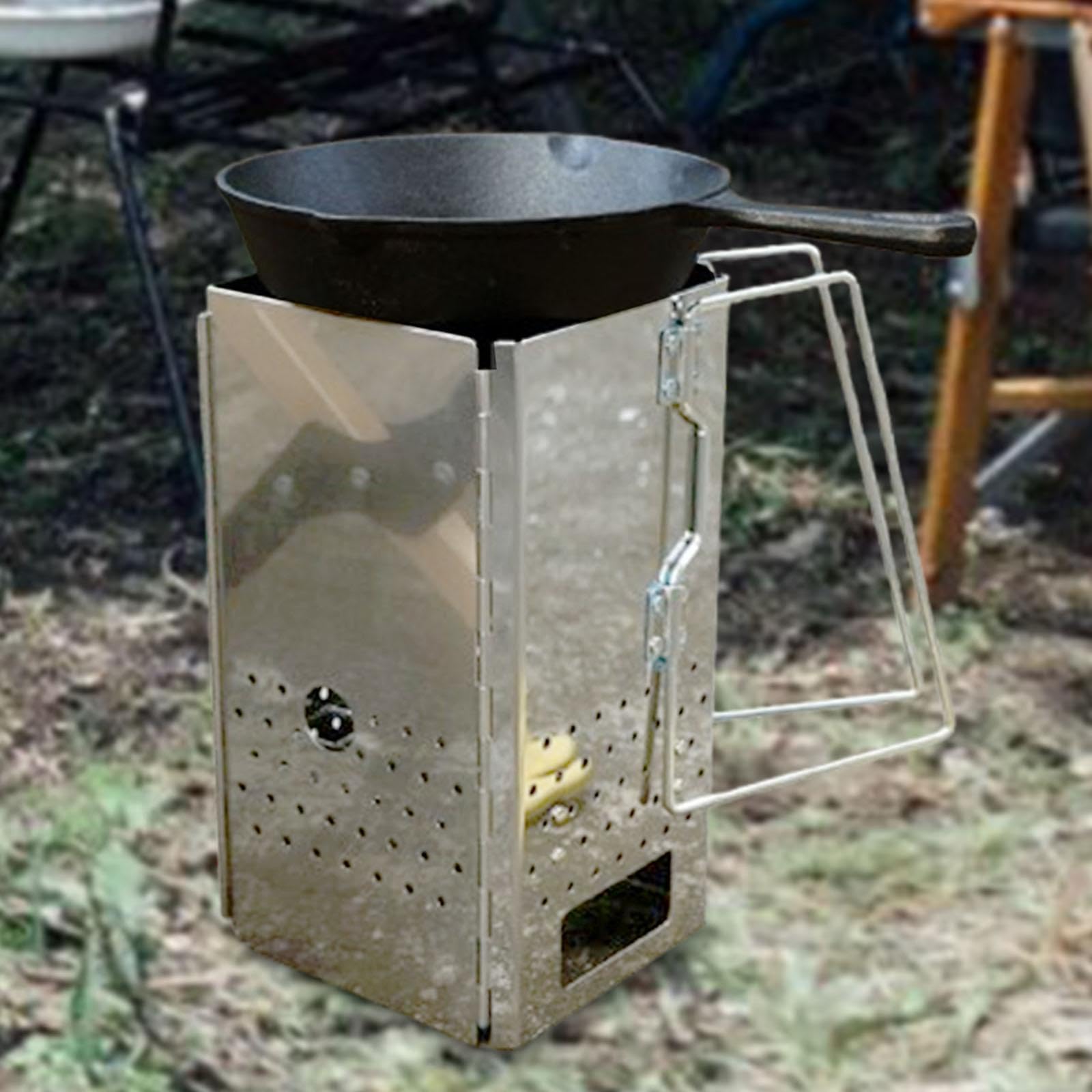 Chimenea Portátil Plegable Para Cocinar