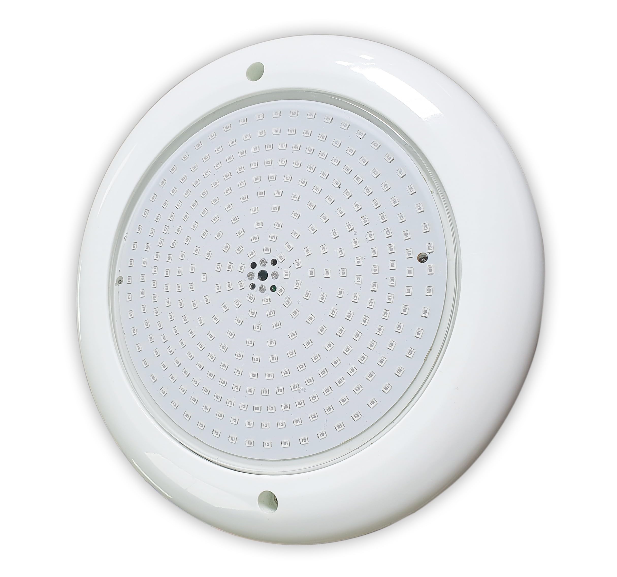 Spot LED pour piscine en fibre 30 W extra plat AC/DC, lumière submersible, RGB (2 ou 4 fils) ou blanc, garnissage en résine sans air (RGB ON/OFF (2 fils)