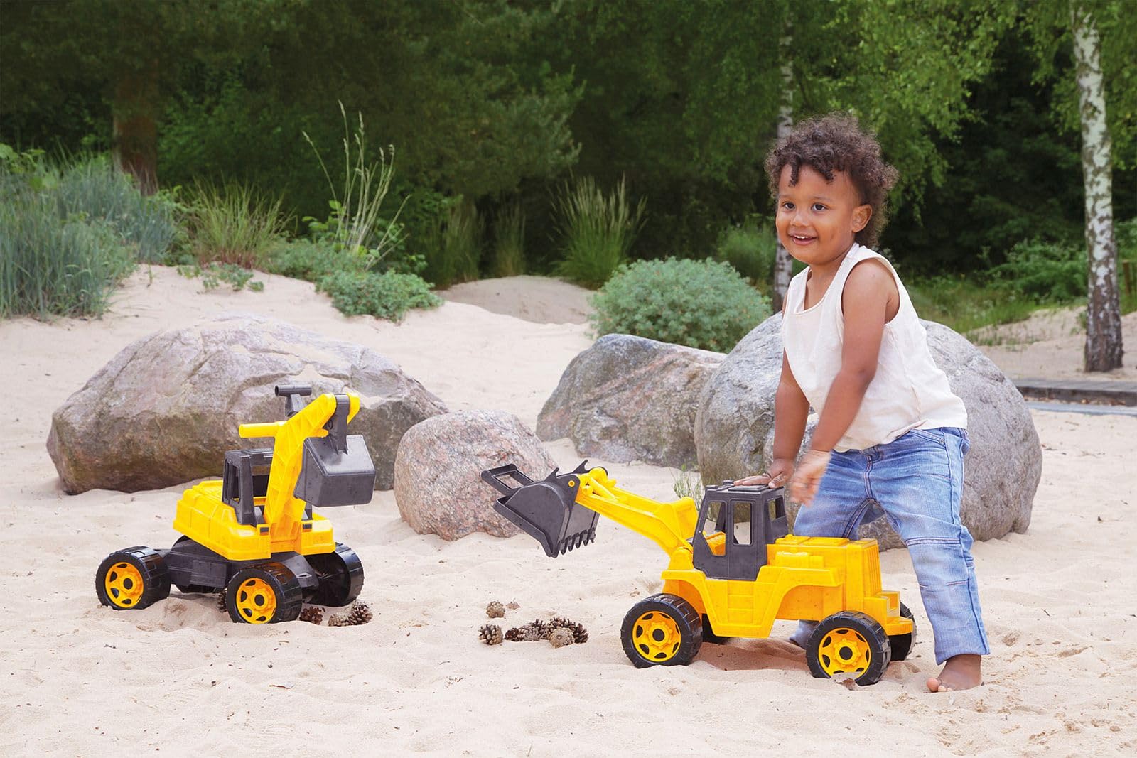 Lena GIGA TRUCKS SM02218 pojazd zabawowy/tor do zabawy