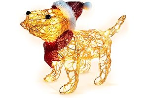 Christmas Dog LED Light Christmas Decorations
