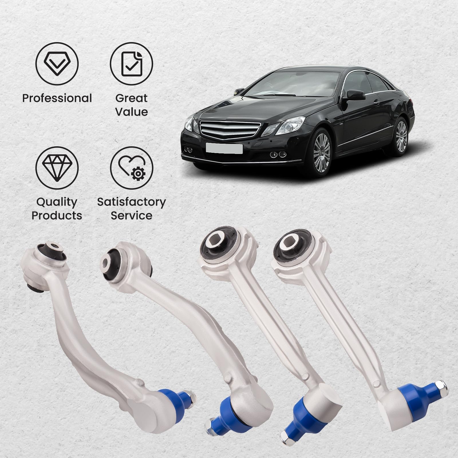 maXpeedingrods Anteriore Braccetti Di Sospensione Kit per Mercedes Classe C W204 S204 C204 nuovo