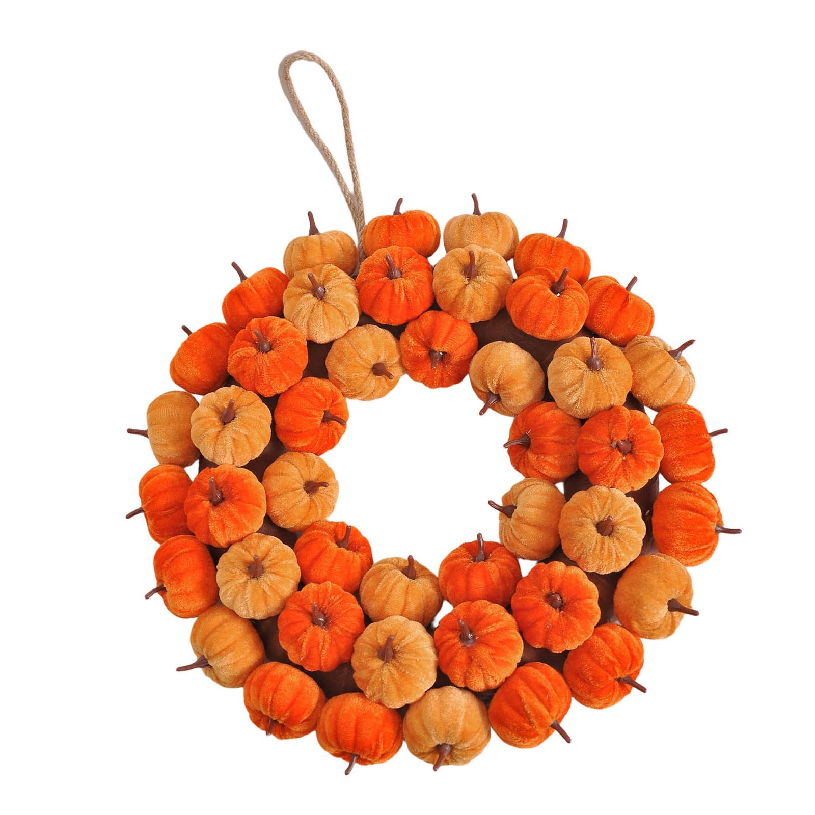 Vegetable Wreath for Fall Thanksgiving Garnishes Cloth Substance Artisanal Particulars Flexible Inside Suspended Decoration Green Fall Suspended Decoration