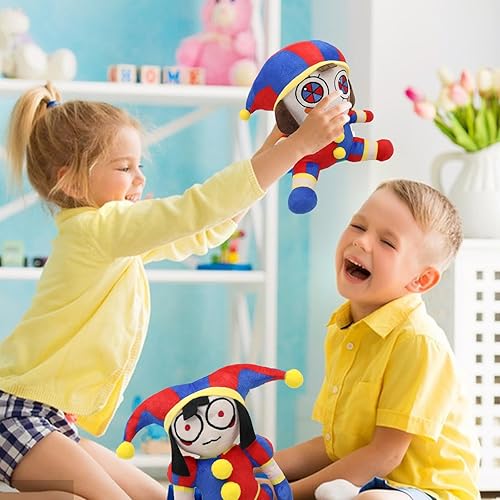 Miniatura 7 de 3 piezas de peluche de circo digital, juguetes de peluche de circo digital, muñeca de peluche suave para fanáticos del juego, muñeca de peluche